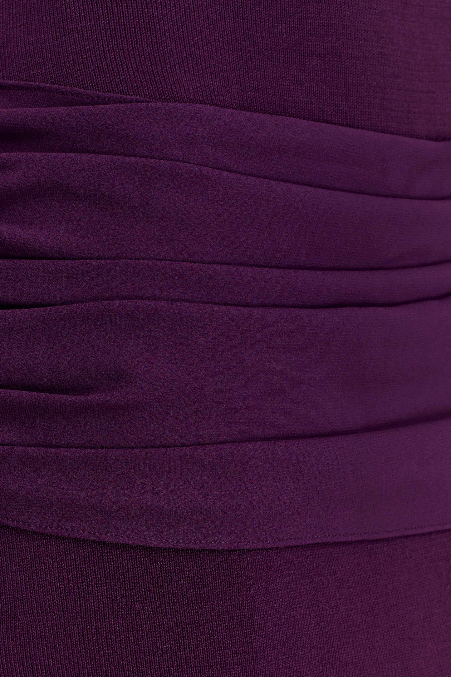Grayson Knit Chiffon Maxi Dress - Plum