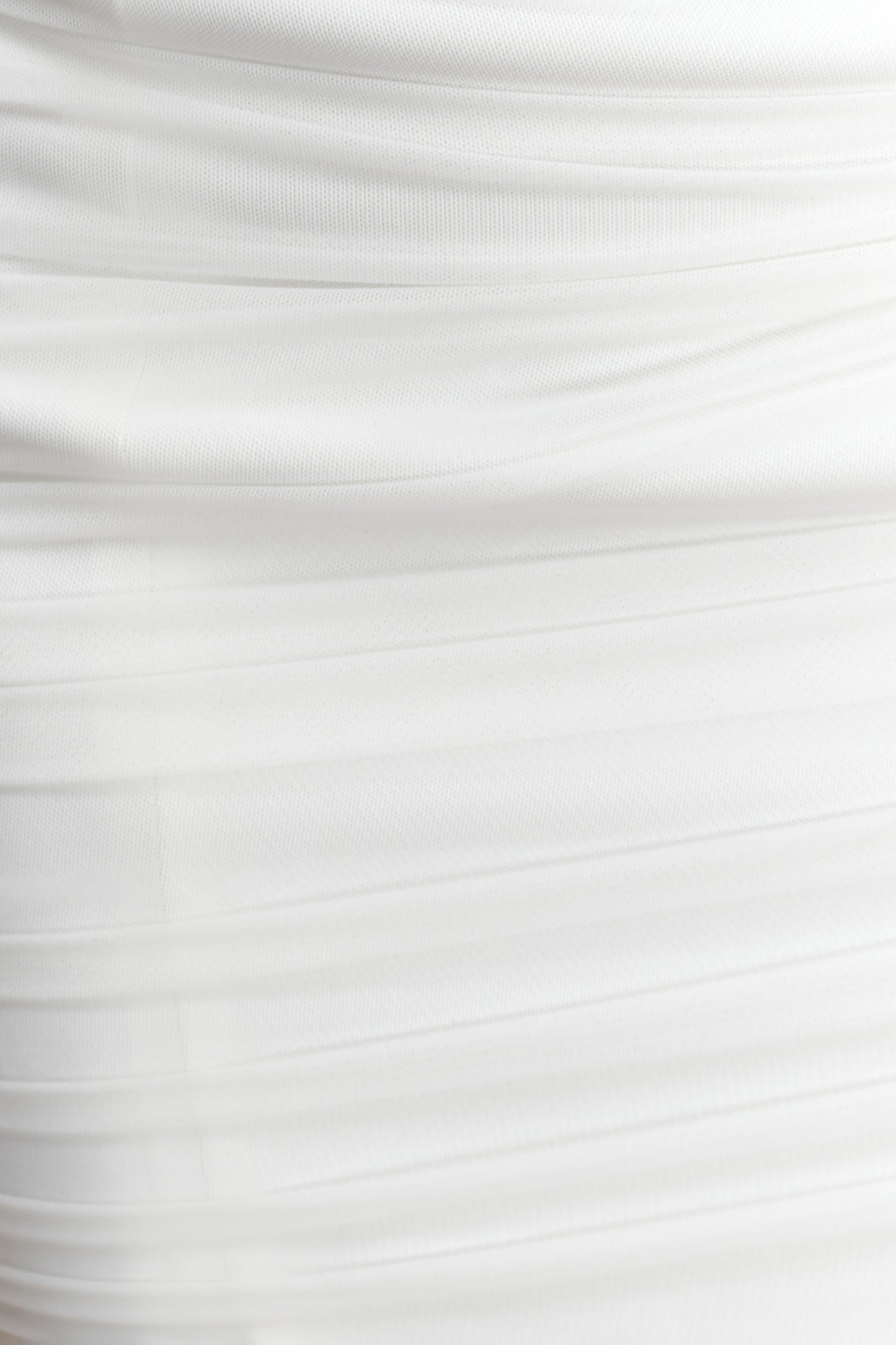 Jianna Strapless Mesh Maxi Dress - Ivory