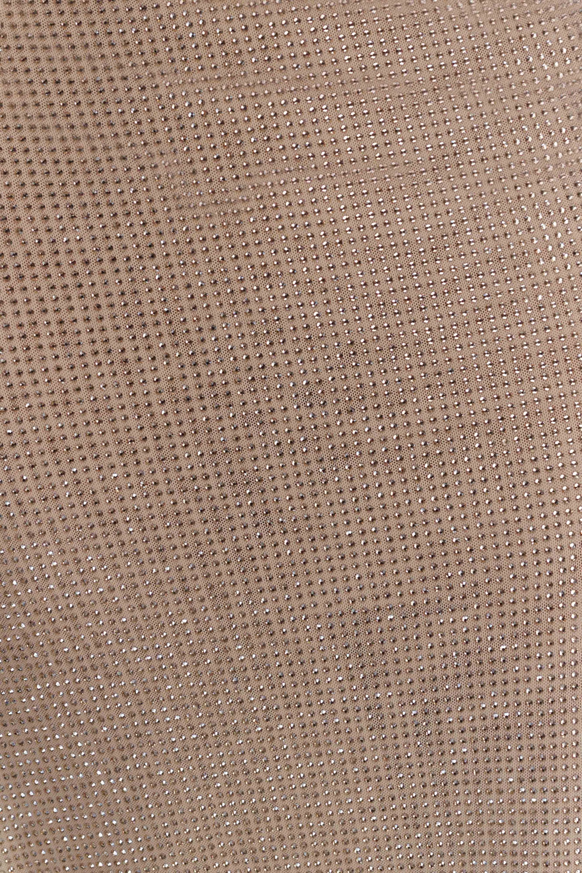 Starla Strapless Diamante Maxi Dress - Gold #9