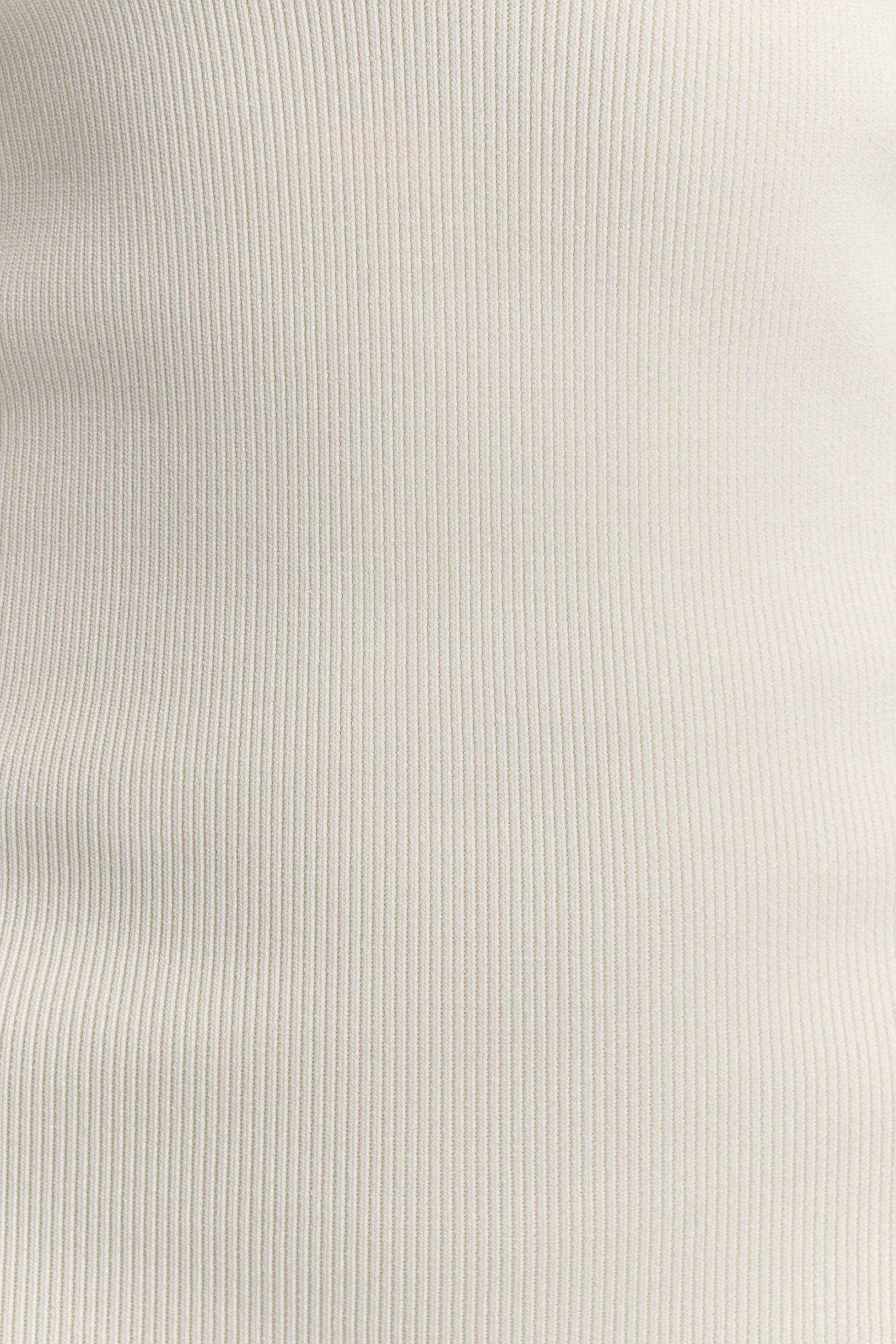 Billy Balloon Sleeve Knit Mini Dress - Ivory #7