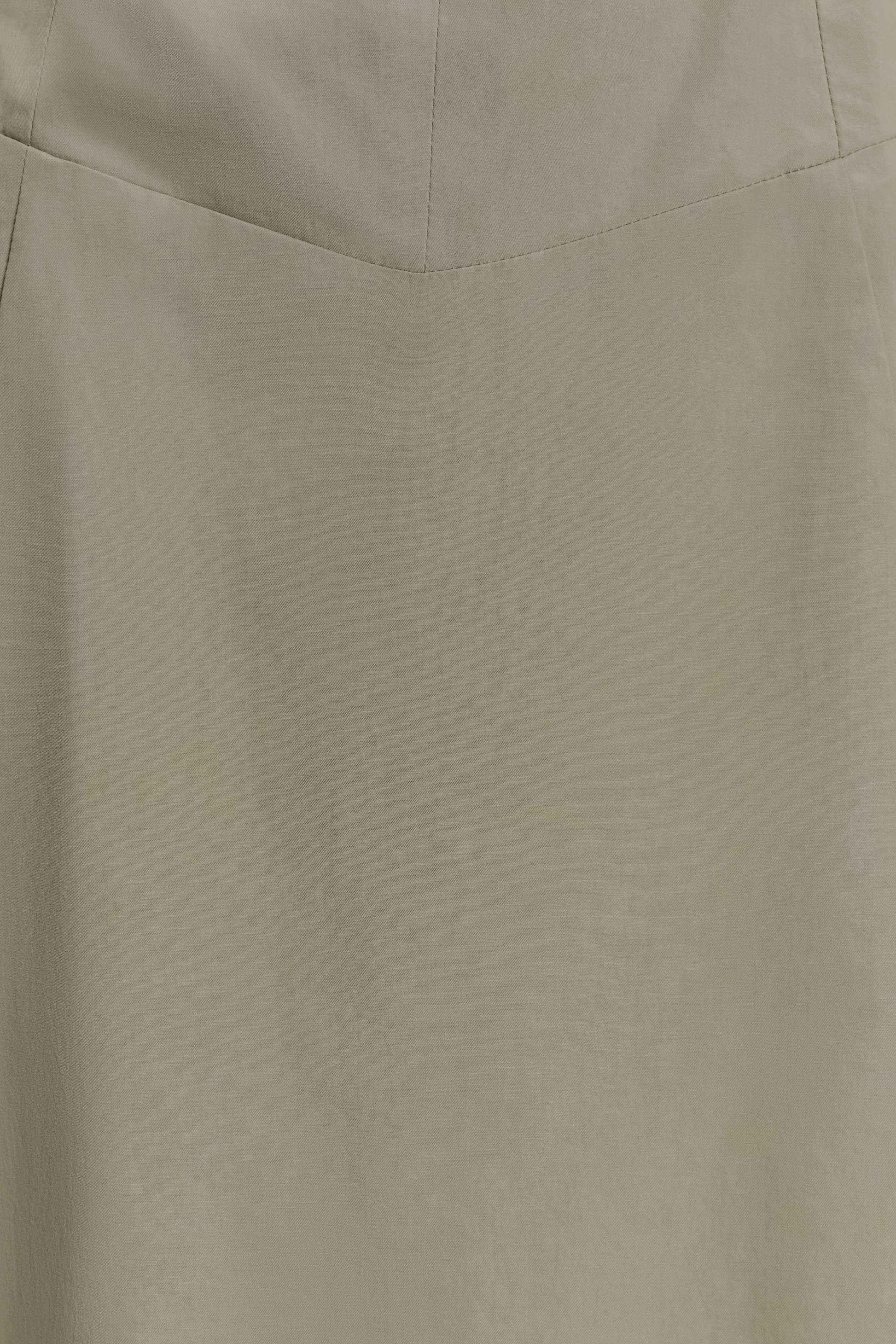 Salma Drop Waist Cotton Maxi Dress - Sage #6