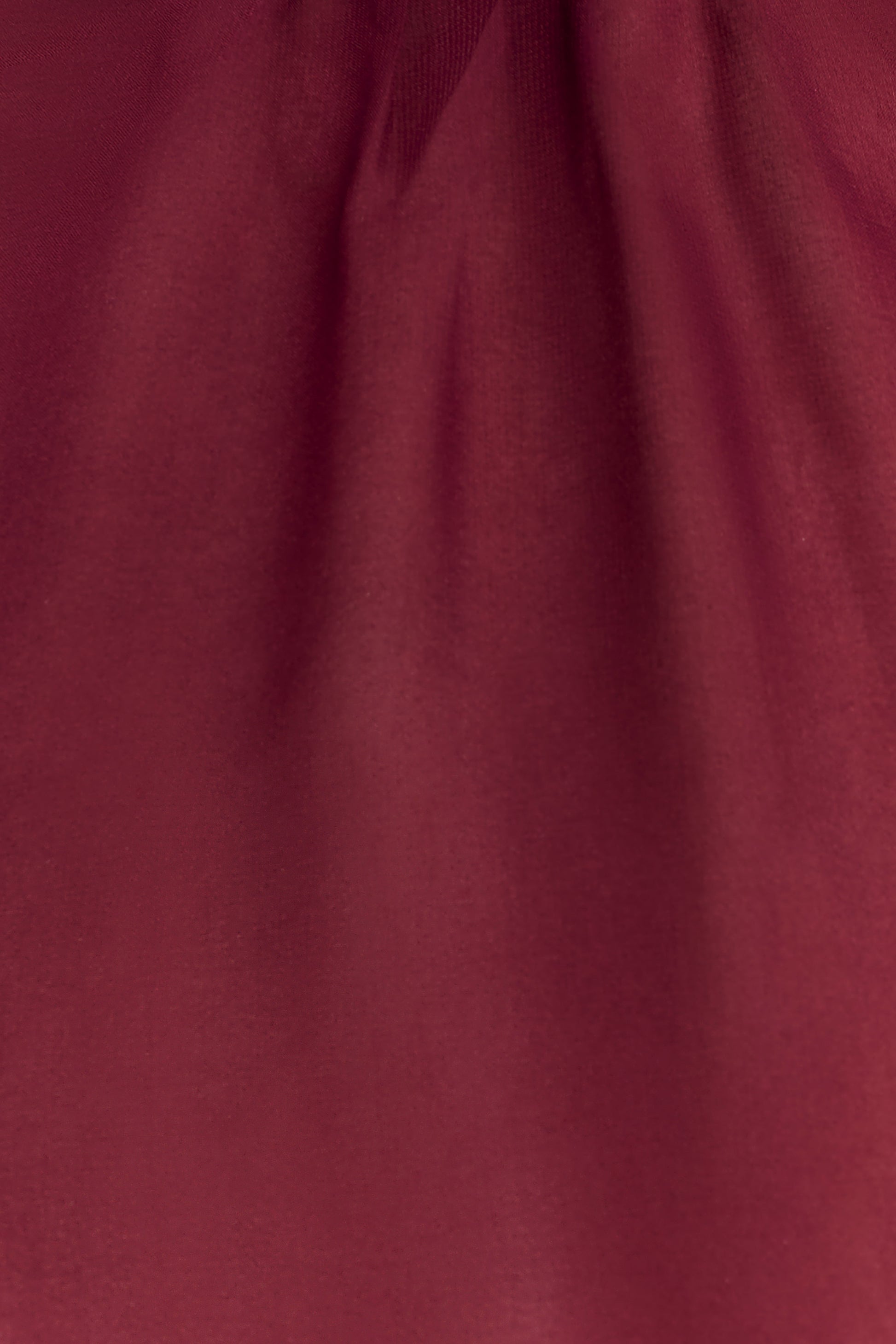 Nimah Chiffon Ruffle Mini Dress - Wine #9