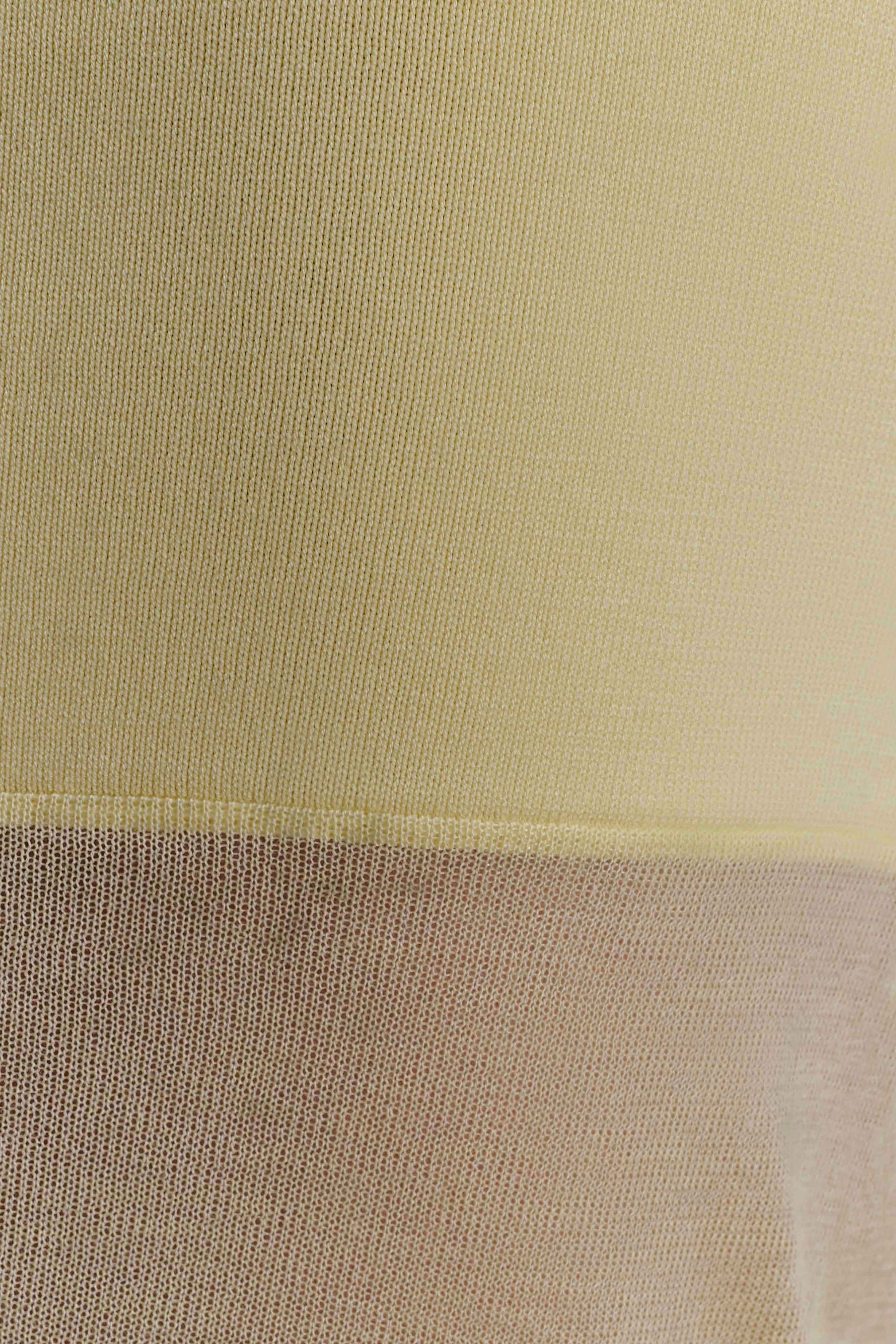 Tanyel Sheer And Bandage Knit Maxi Skirt - Lemon #7