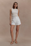 Aldea Cotton Shorts - White