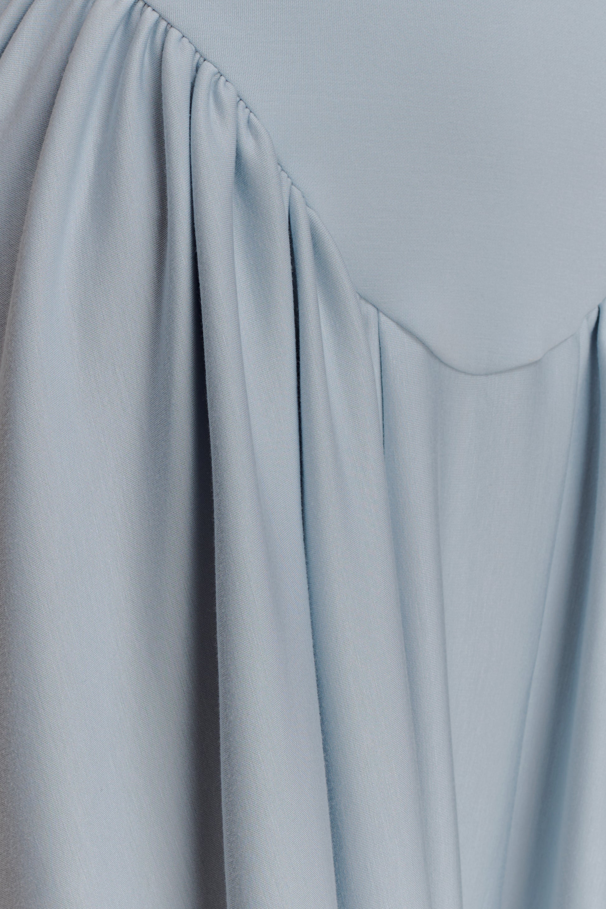 Angelina Scuba Halter Midi Dress - Pale Blue #5