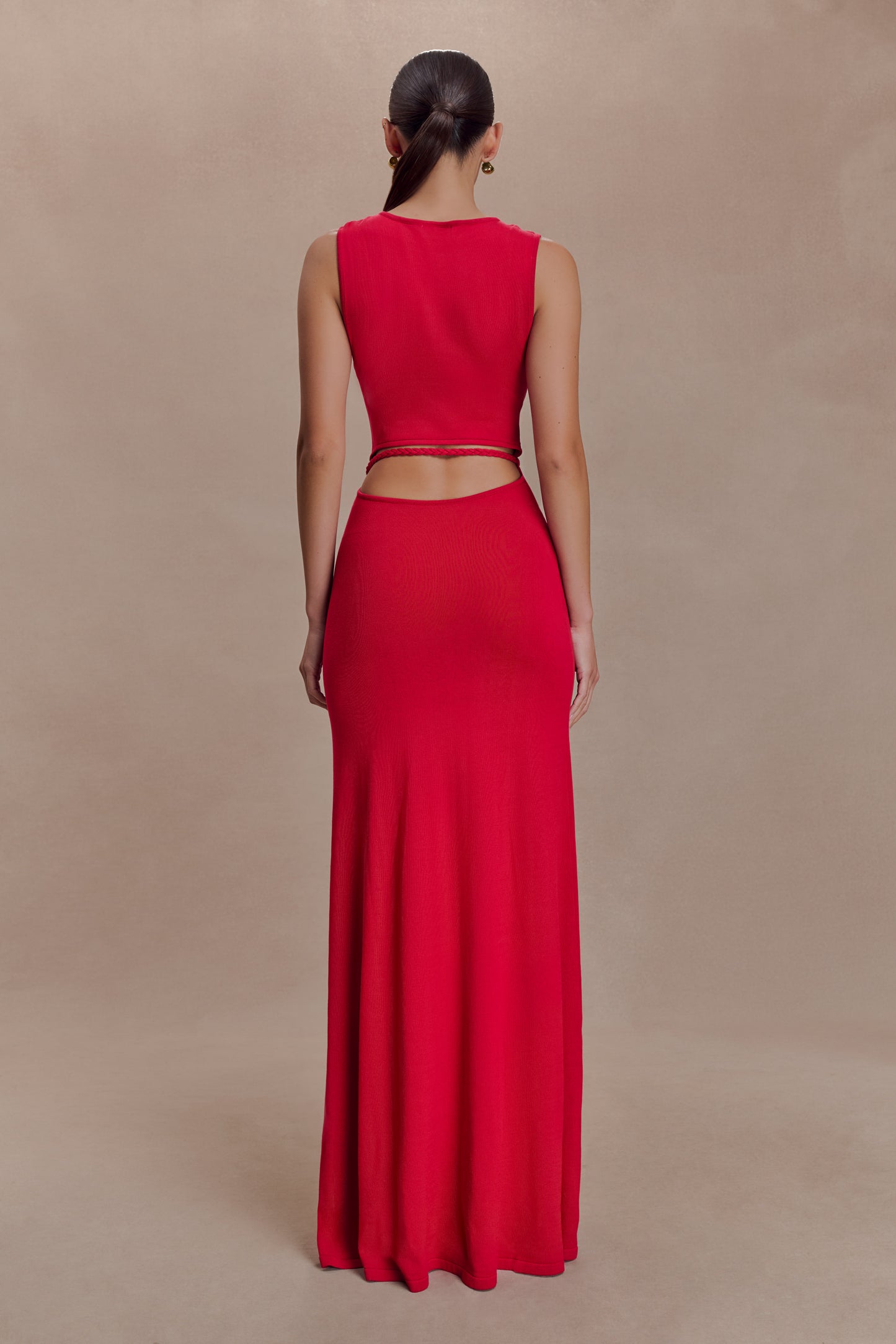 Monay Tulip Maxi Dress - Raspberry