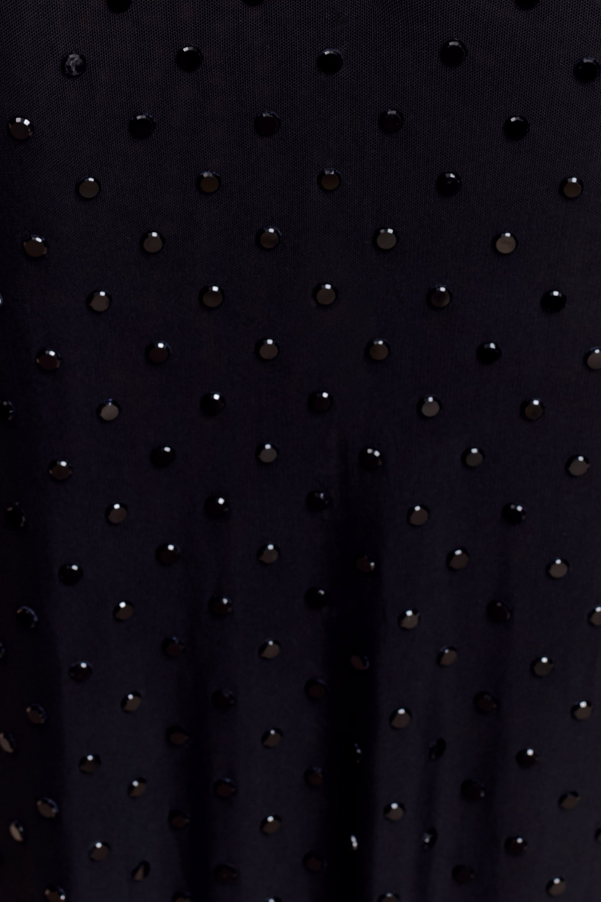 Acadia Diamante Long Sleeve Maxi Dress - Black #9