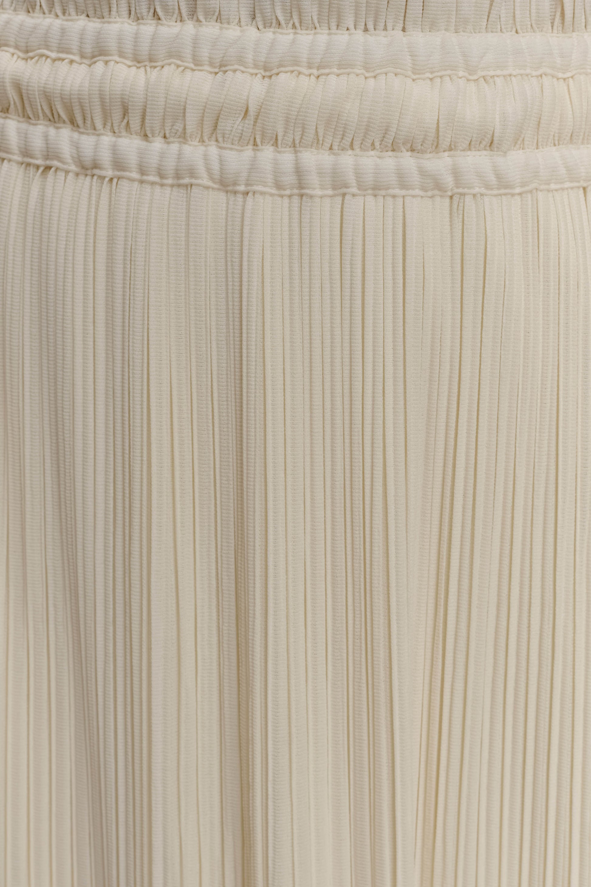 Amaris Gathered Plisse Maxi Skirt - Lemon #5