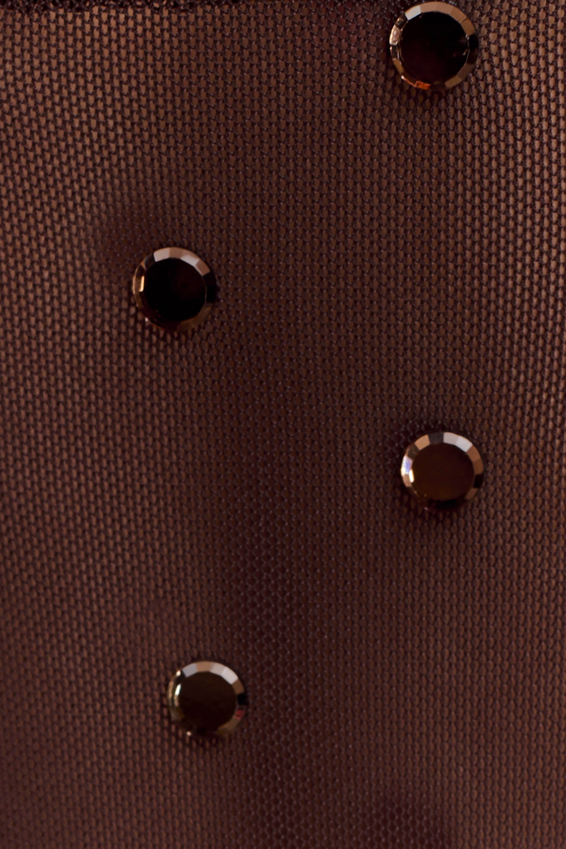 Jackie Longline Diamante Top - Chocolate #9