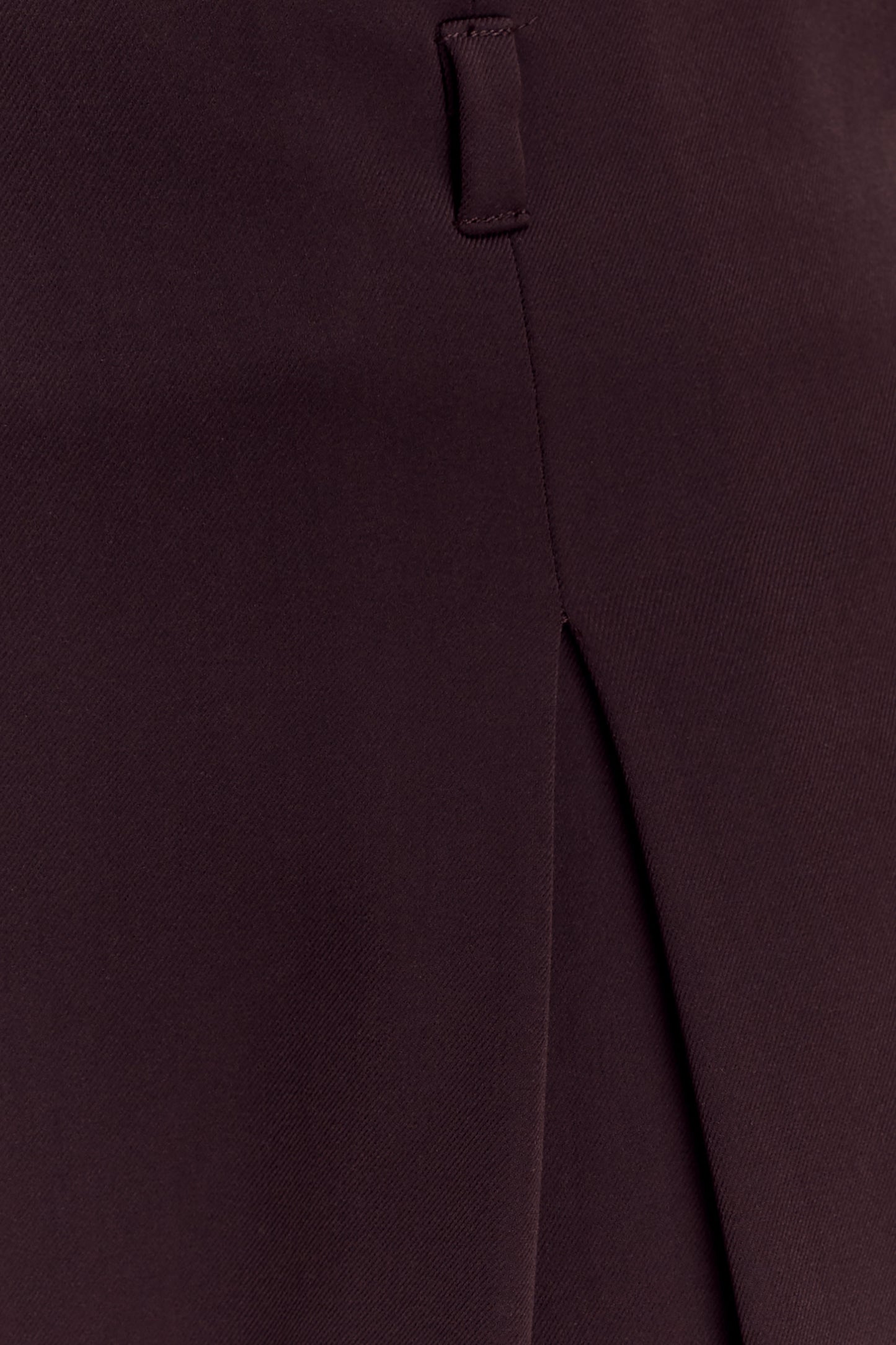 Simone Pleated Suiting Short - Dark Chocolate