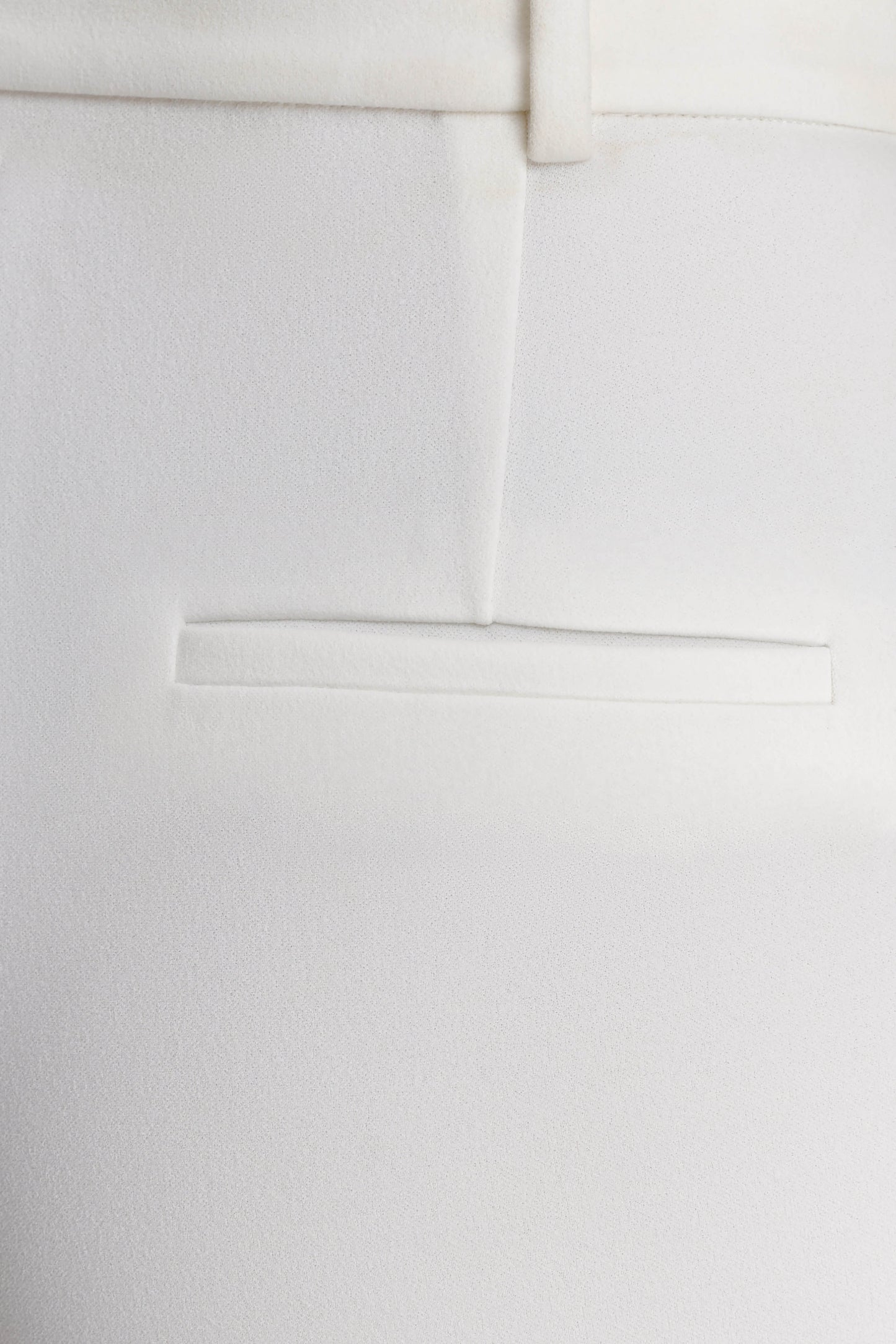 Maude Crepe Straight Leg Pants - Ivory