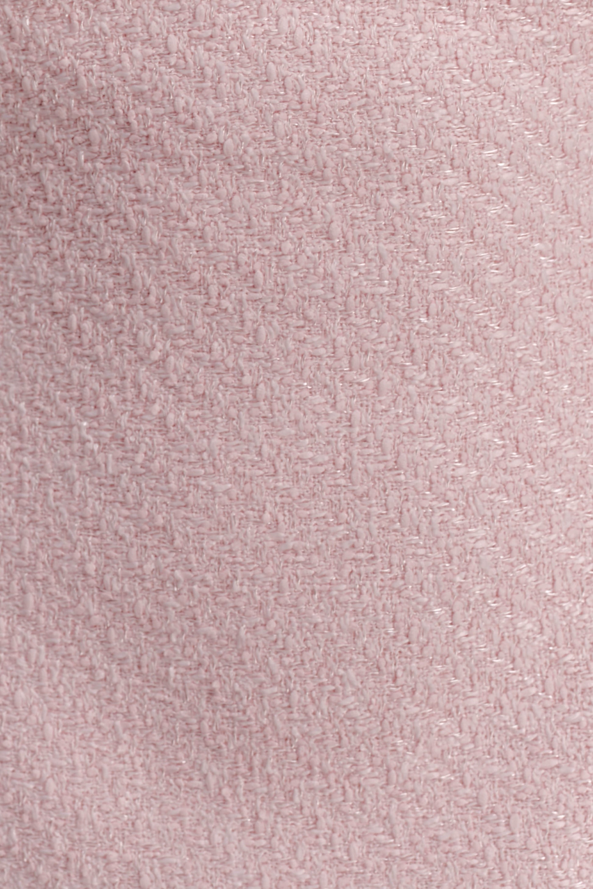 Lea Tweed Sleeveless Mini Dress - Baby Pink #9