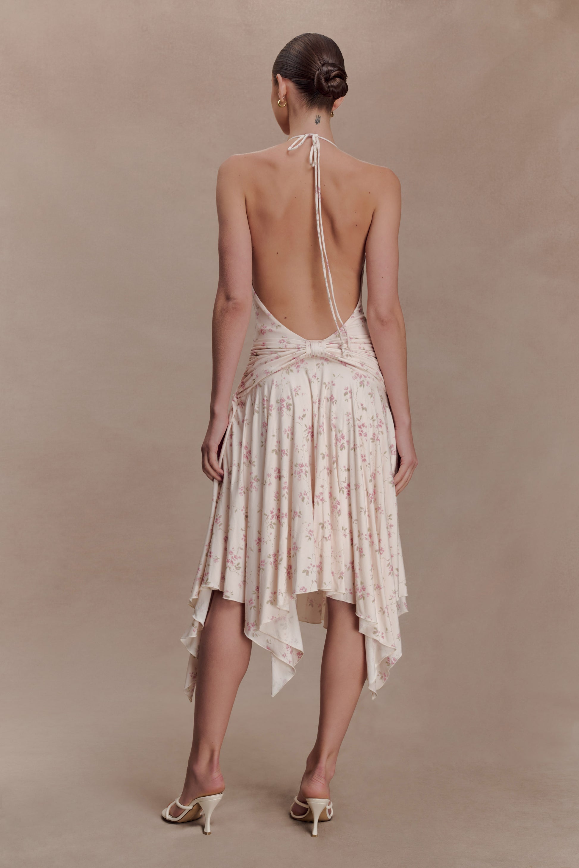 Sylvie Modal Hankie Midi Dress - Floral Ditsy Print #2