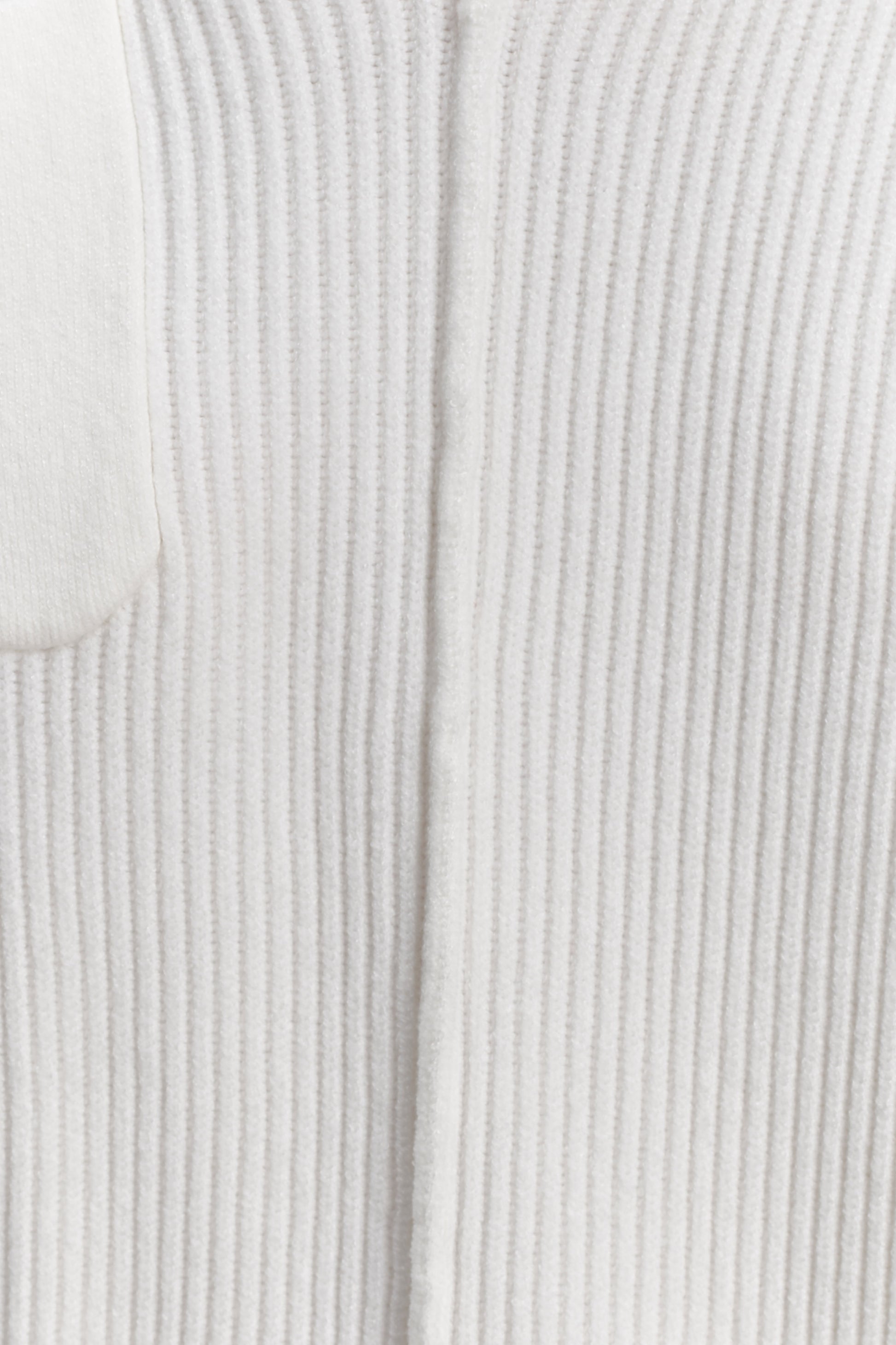 Bianka V Neck Knit Jumper - Off White #7