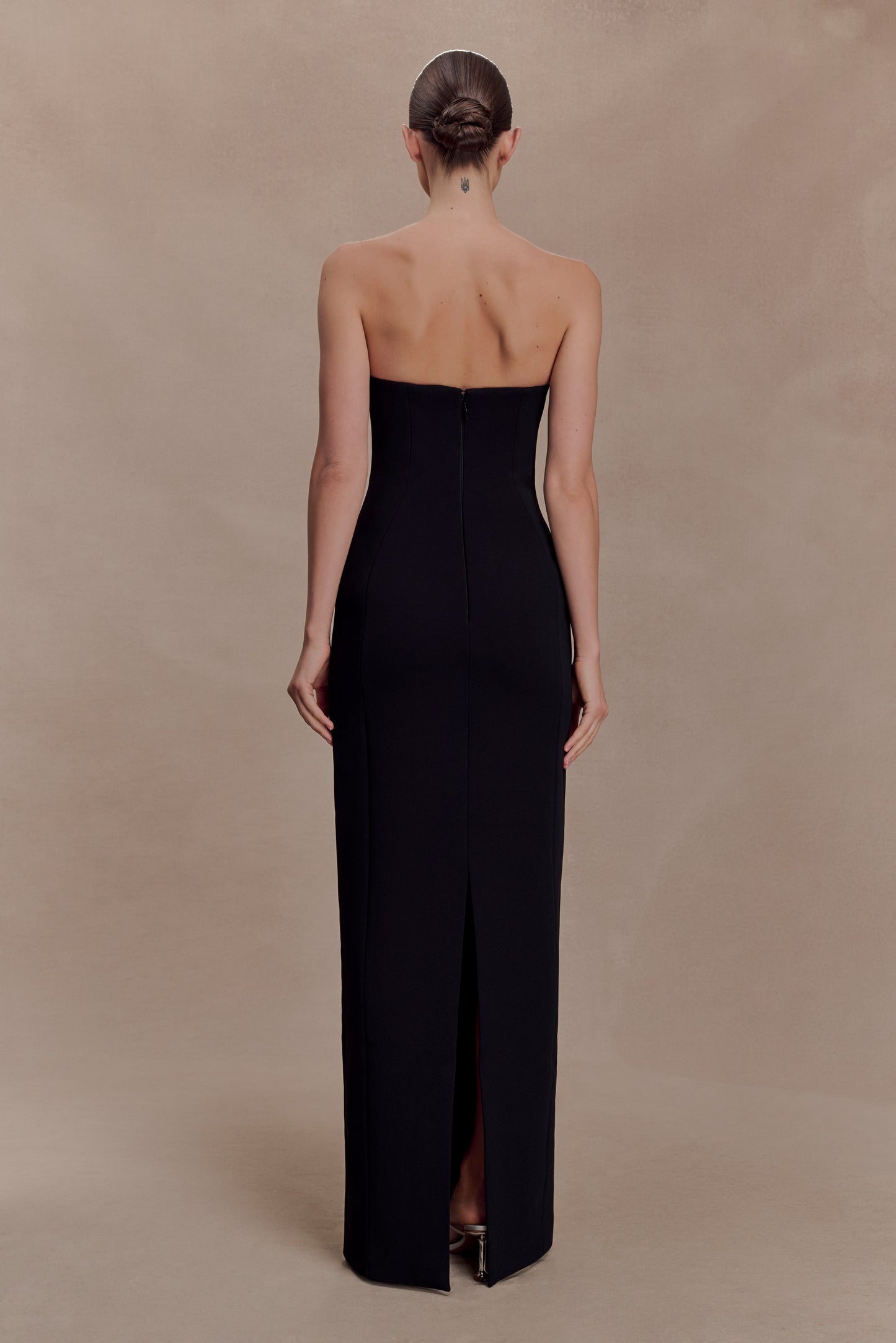 Hilda Embellished Strapless Maxi Dress - Black