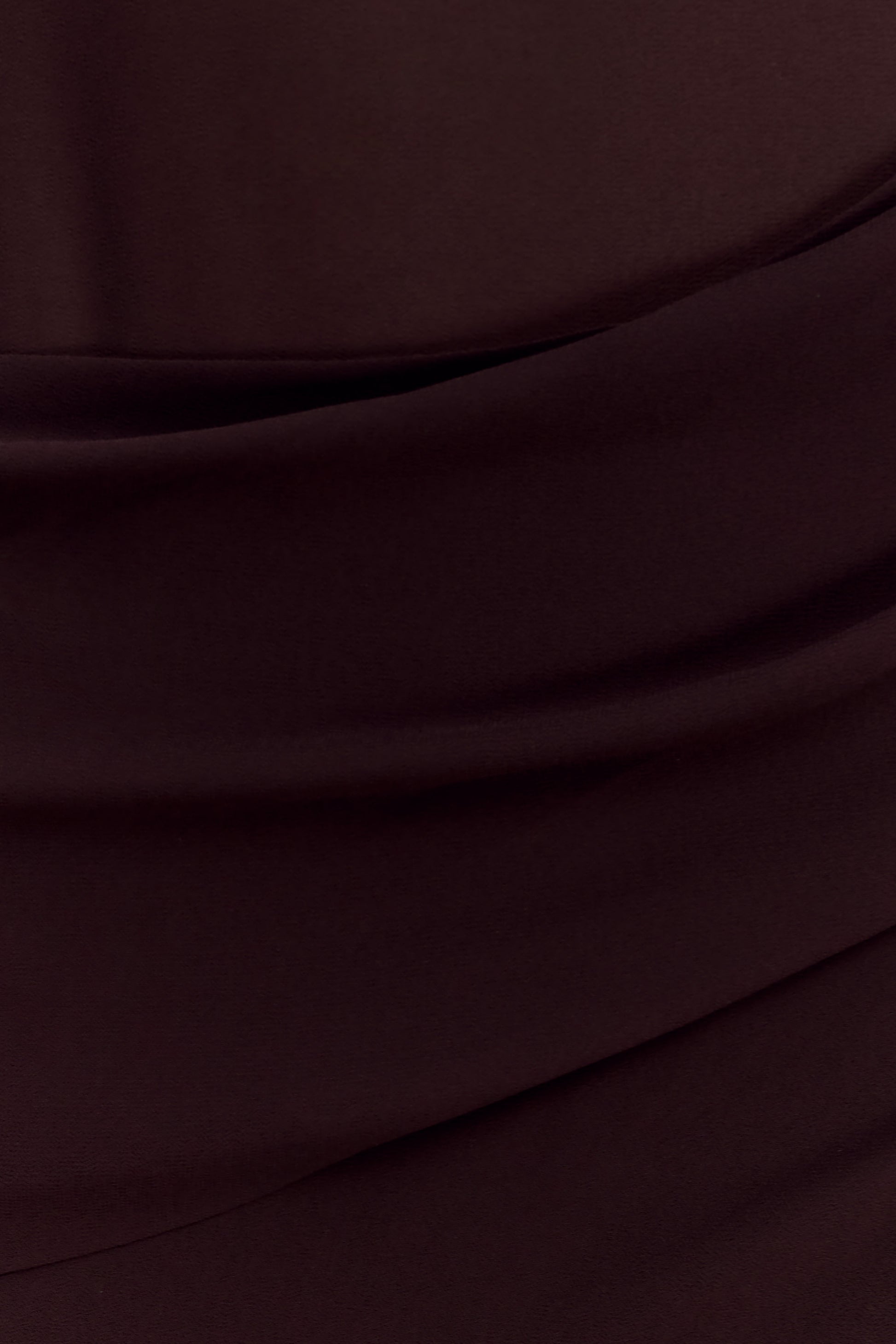 Kirsten Off Shoulder Chiffon Maxi Dress - Cacao Brown #5