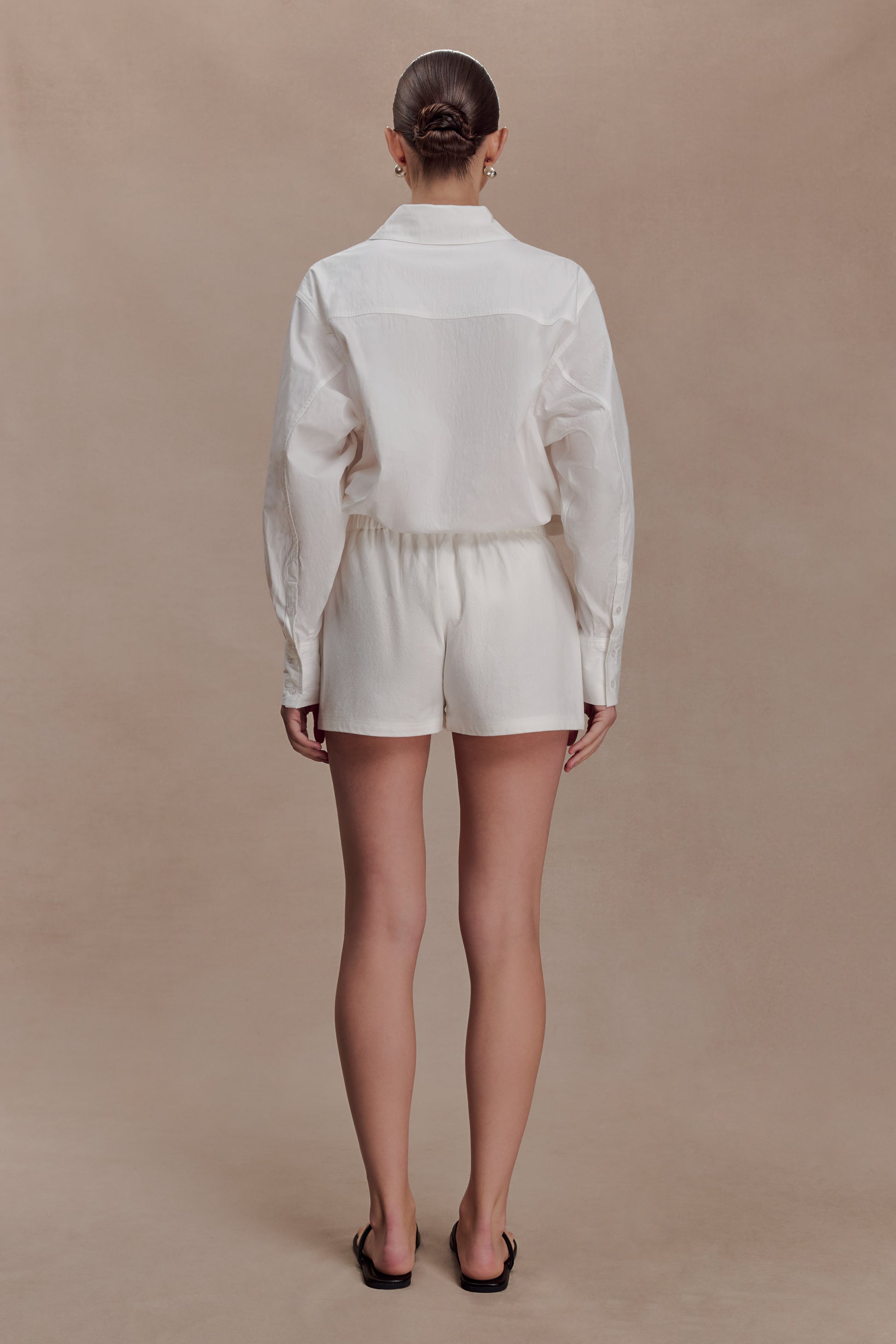 Campbell Cotton Oversized Shirt - White #2