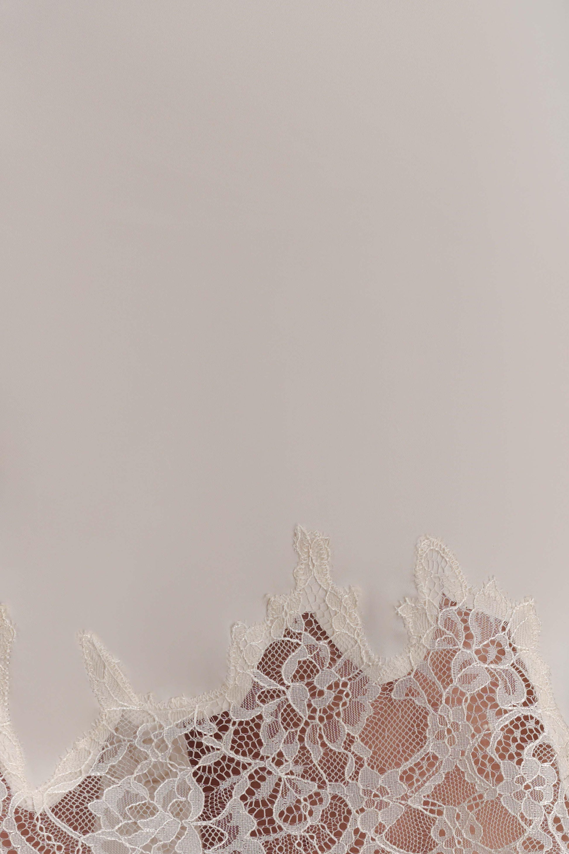 Nina Lace And Satin Mini Skirt - Ivory #6