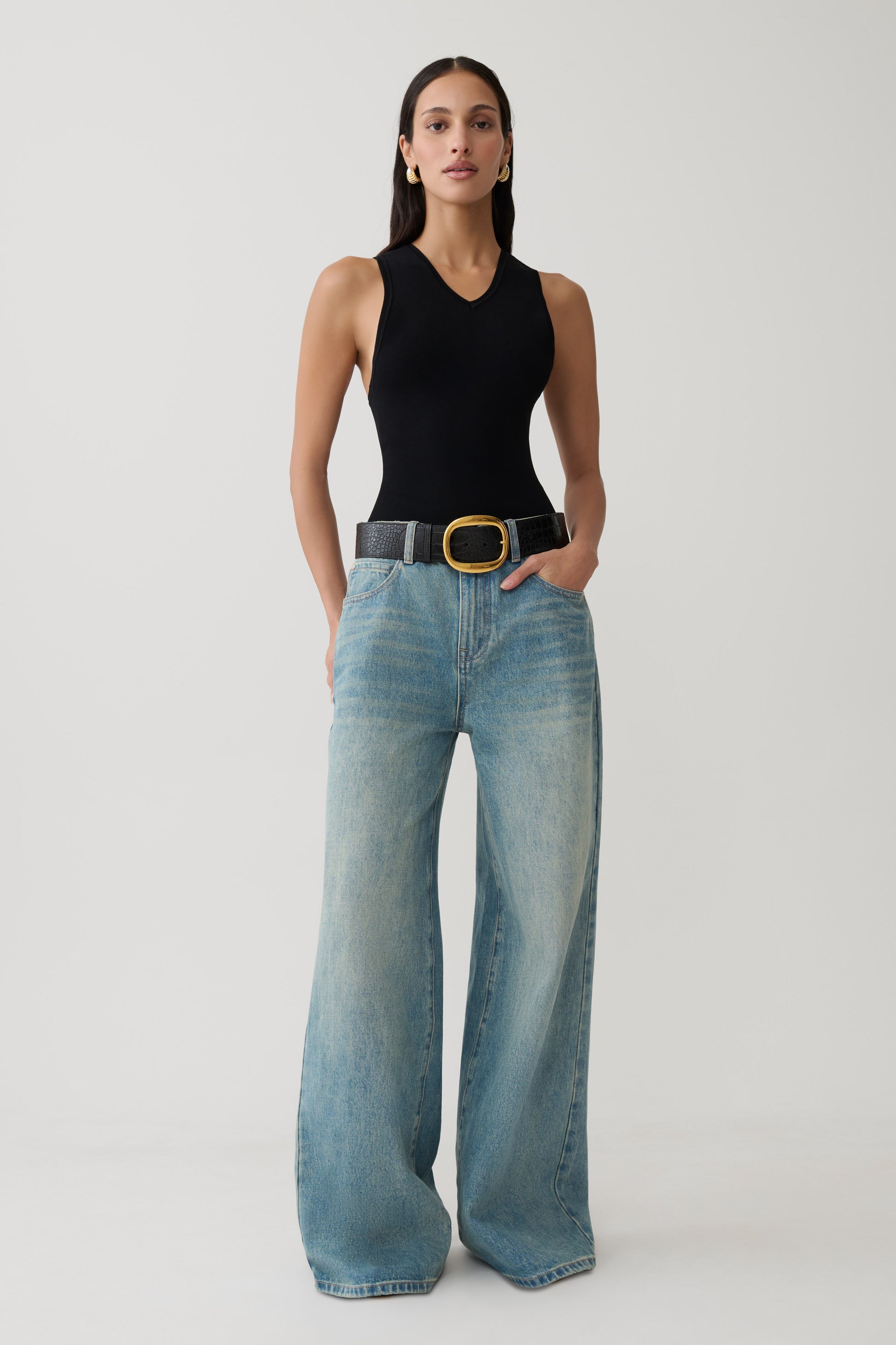 Marleen Knit Tank Top - Black #5