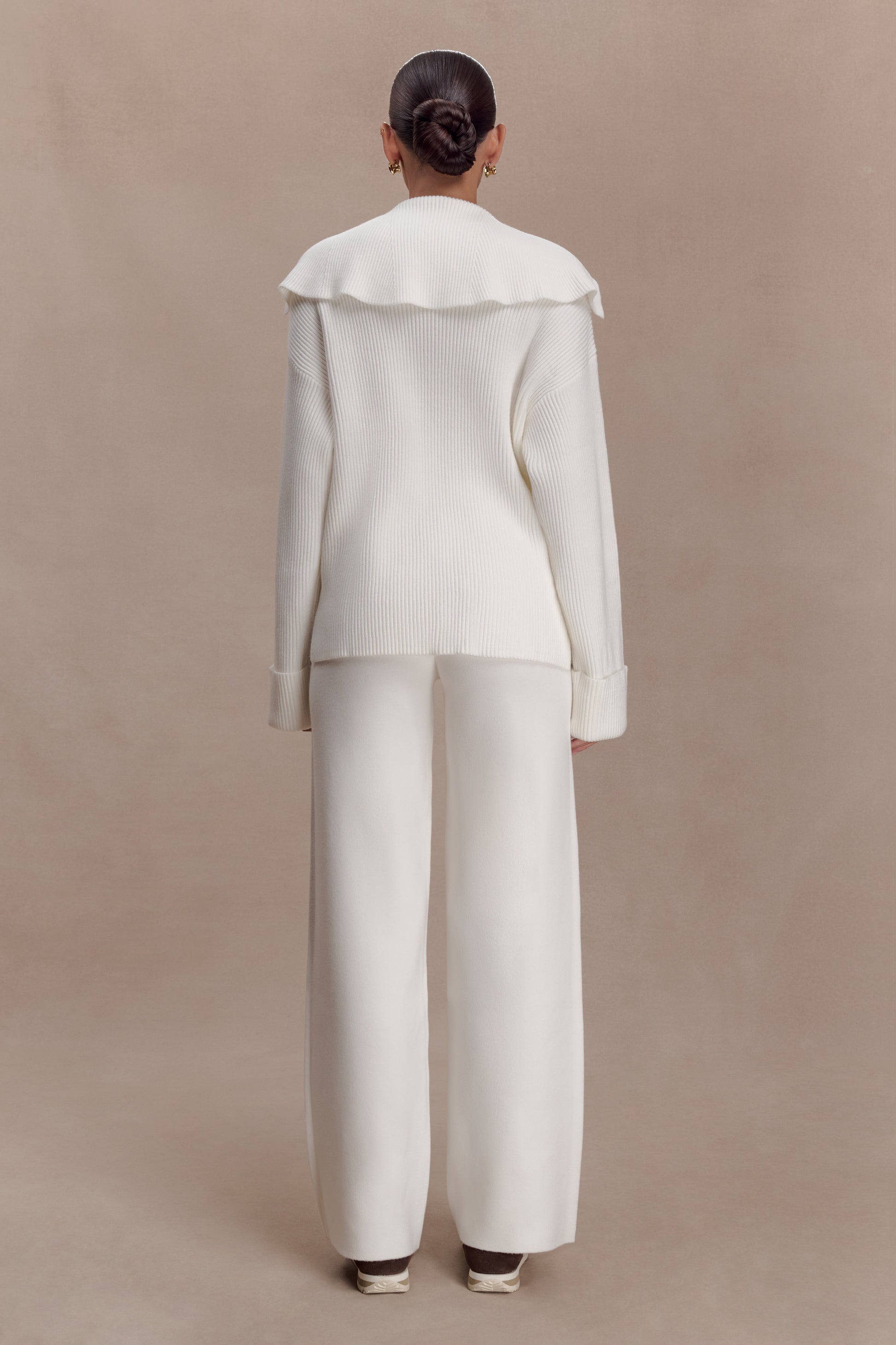 Kerrymae Straight Leg Knit Pants - Off White #2