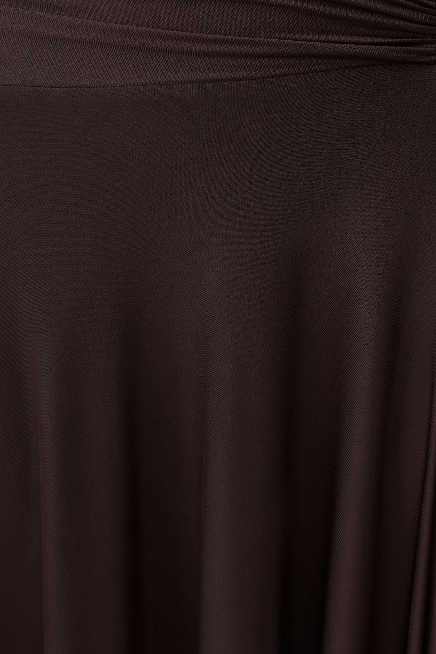 Luu Slinky Midi Skirt - Dark Chocolate