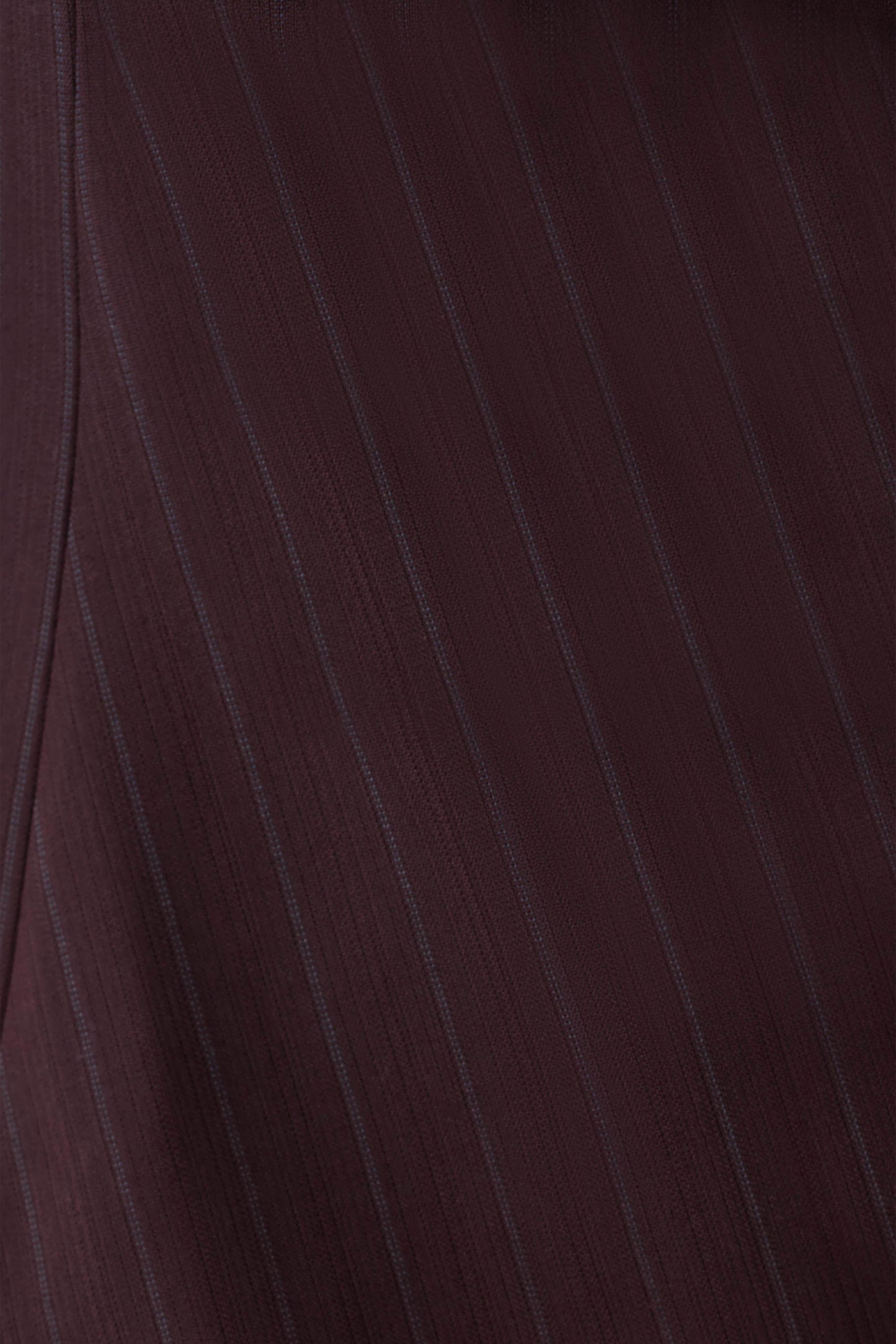Agatha Square Neck Blazer - Plum Pinstripe