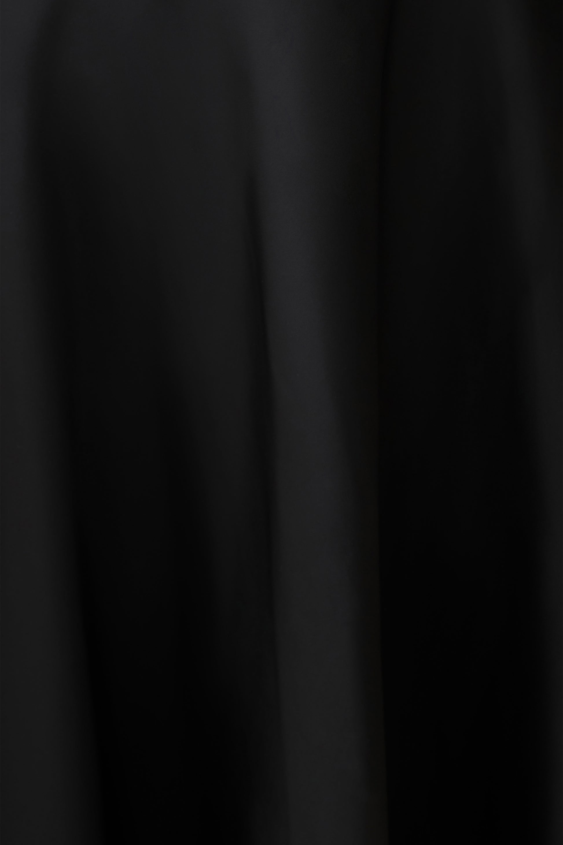 Coralie Asymmetric Satin Midi Skirt - Black #7