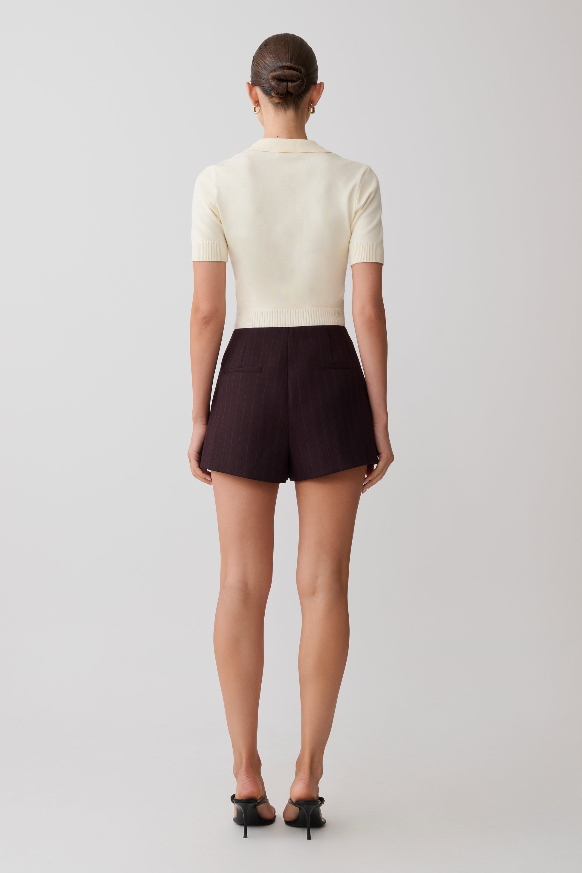 Philly Knit Button Up Top - Ivory #5