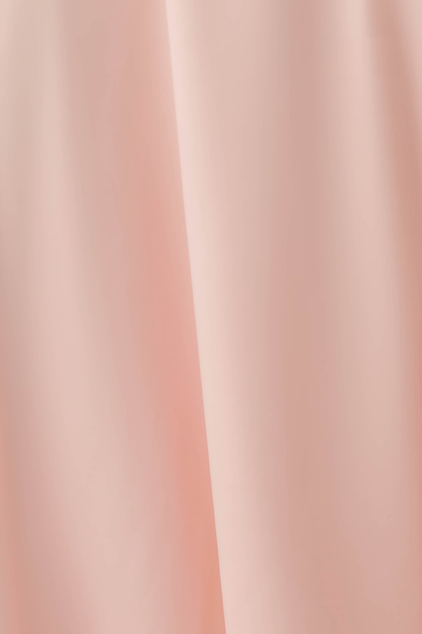 Cyra Plunge Satin Midi Dress - Peach