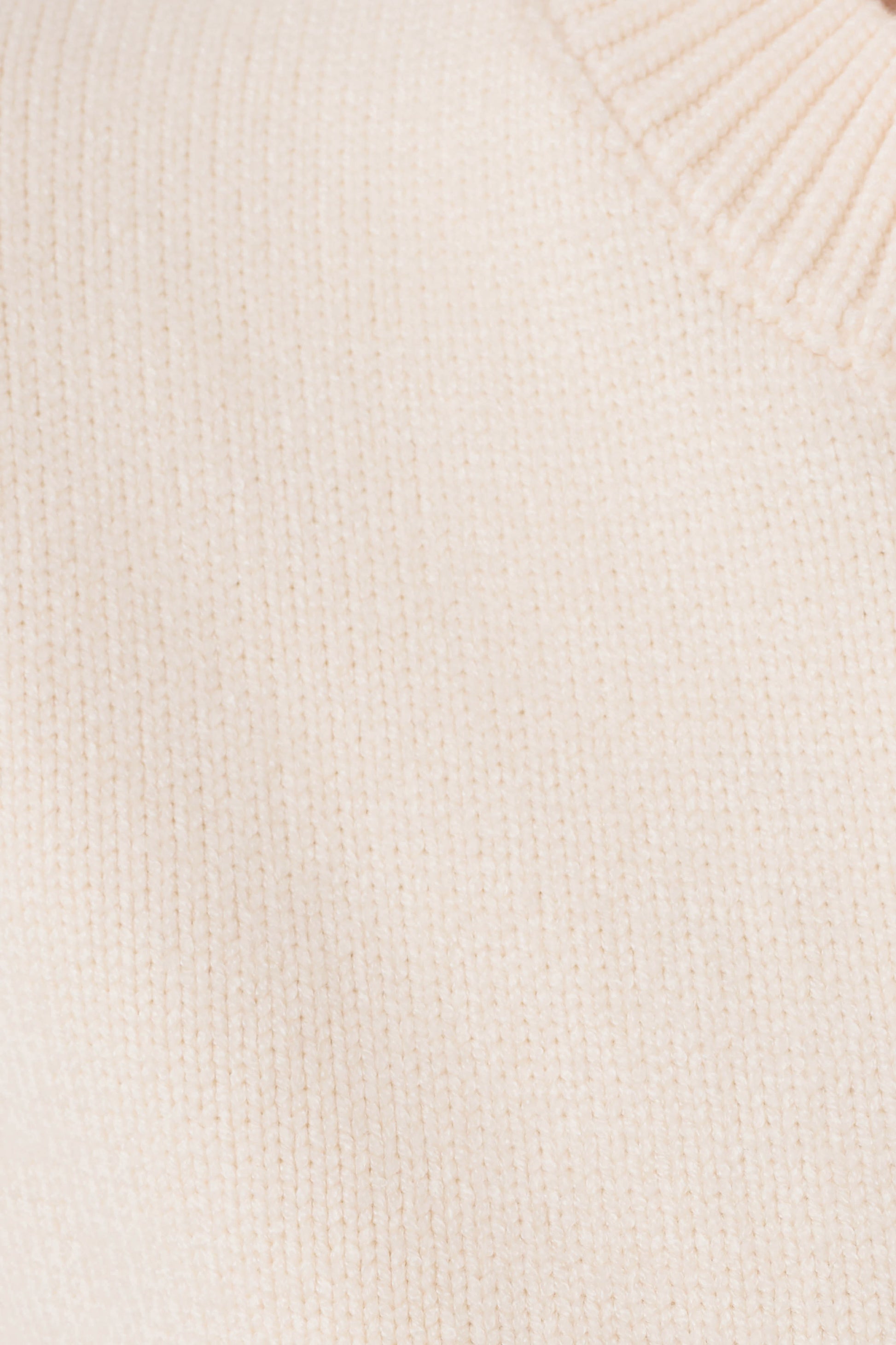 Lara Knit Cardigan With Scarf - Ivory #7