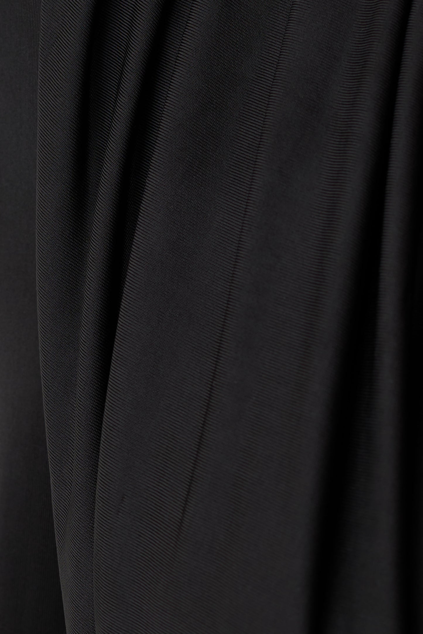 Ren Cowl Long Sleeve Slinky Bodysuit - Black