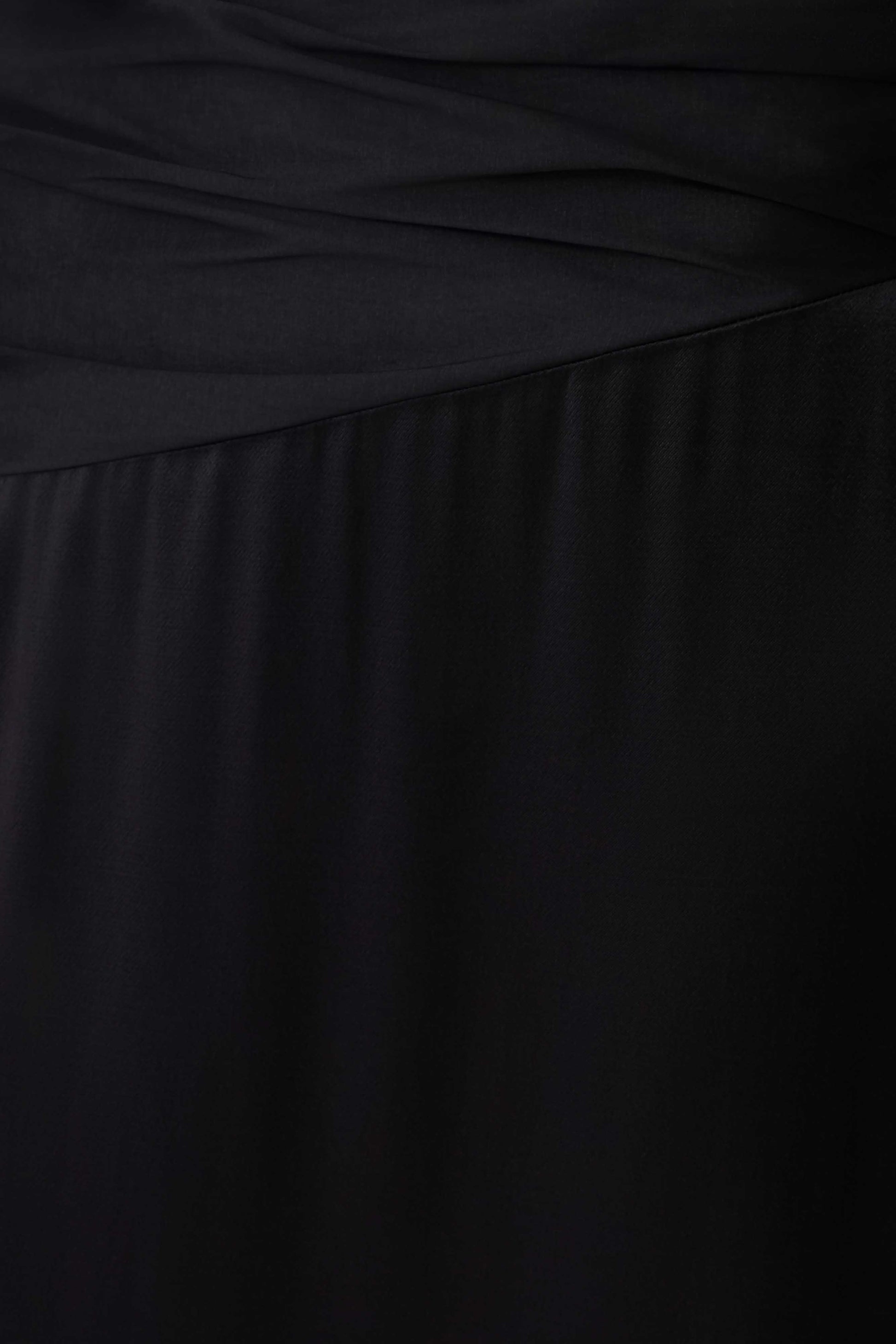 Serena Strapless Taffeta Maxi Dress - Black #6