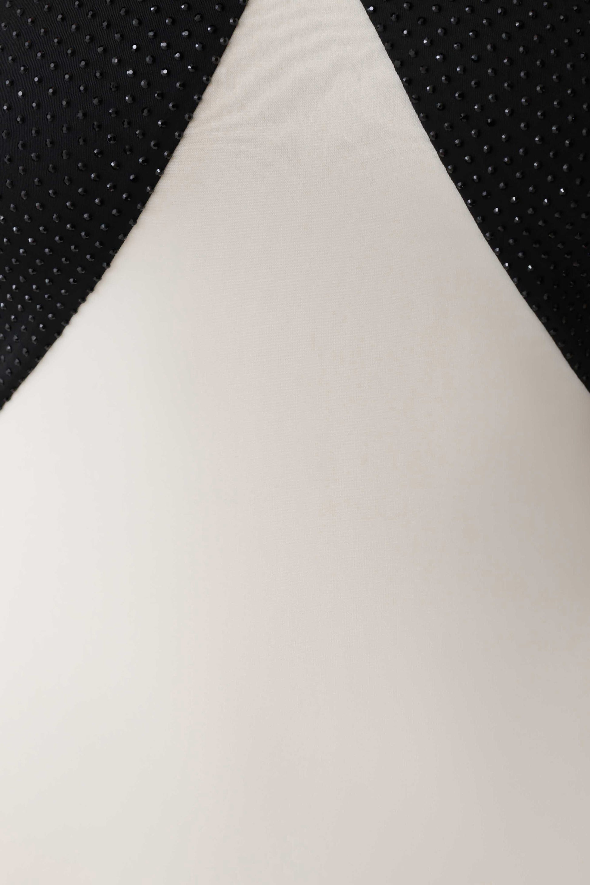 Hien Sequin Halter Maxi Dress - Black/Ivory #9