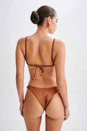 Michelle Cheeky Bikini Bottom - Chocolate