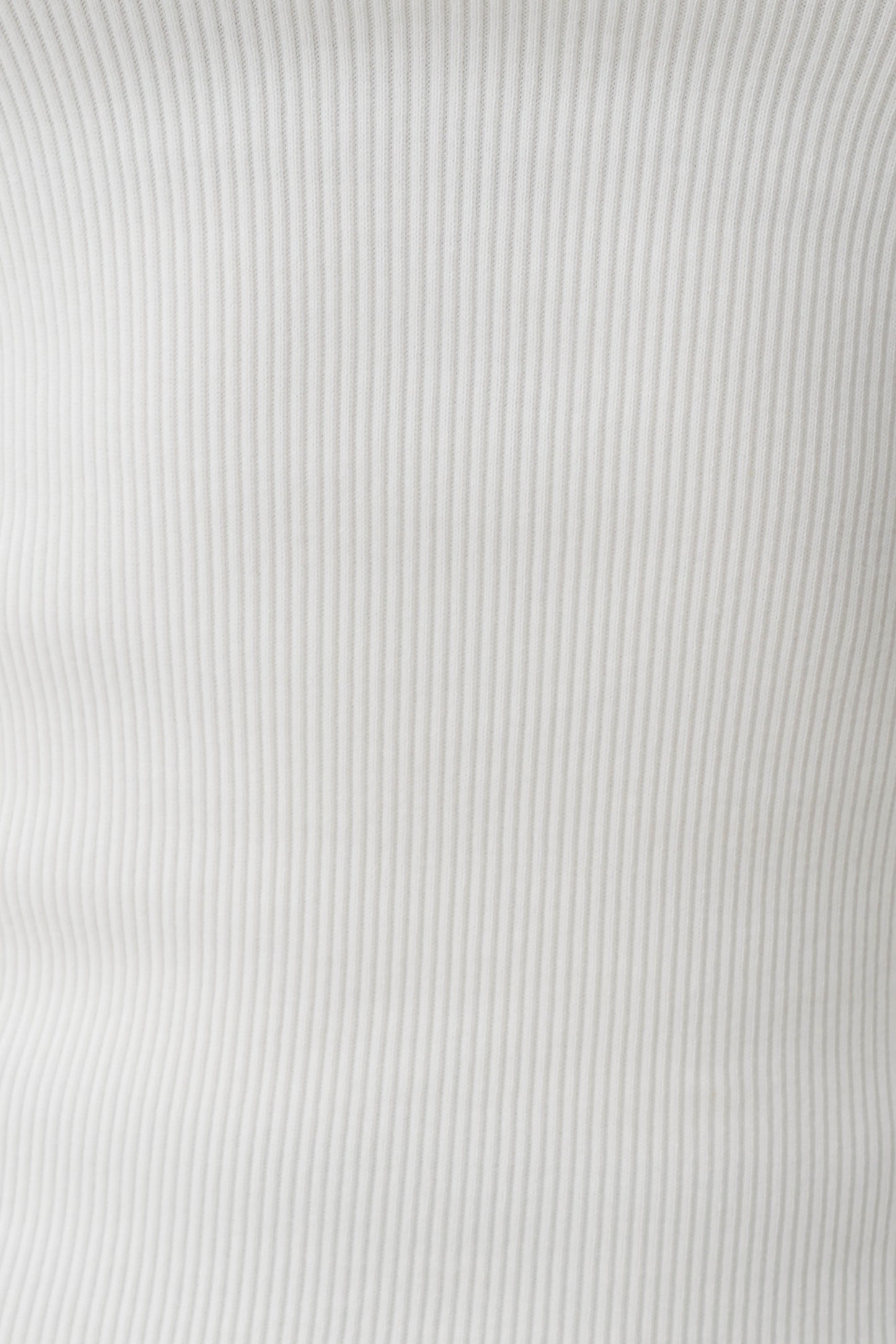 Aisling Ribbed Square Neck Sleeveless Top - Ivory