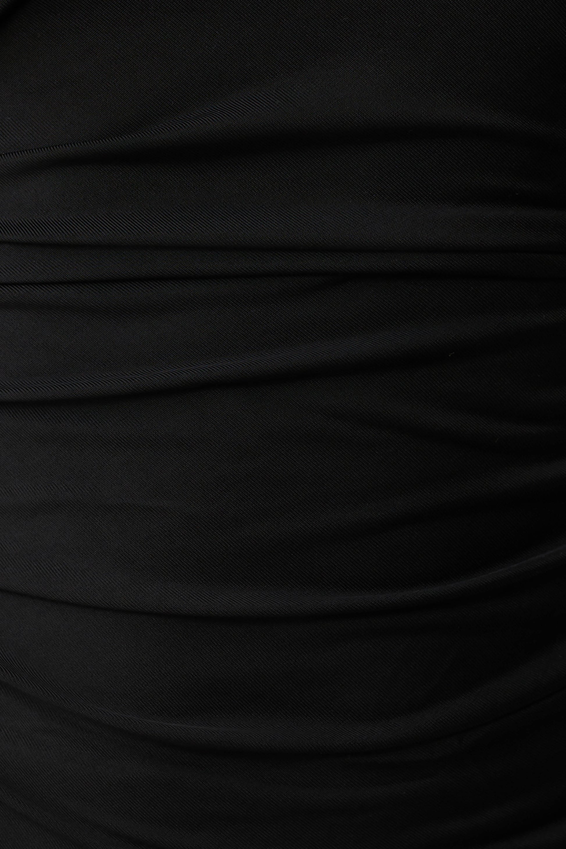 Luu Off Shoulder Slinky Top - Black #8
