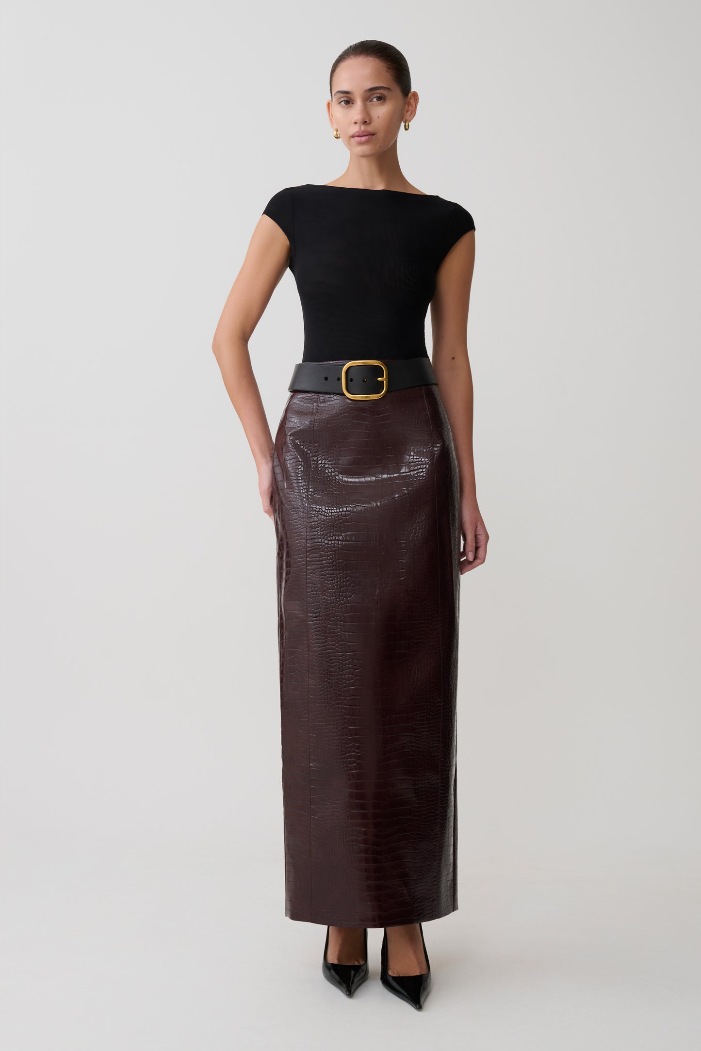 Romana Short Sleeve Mesh Top - Black