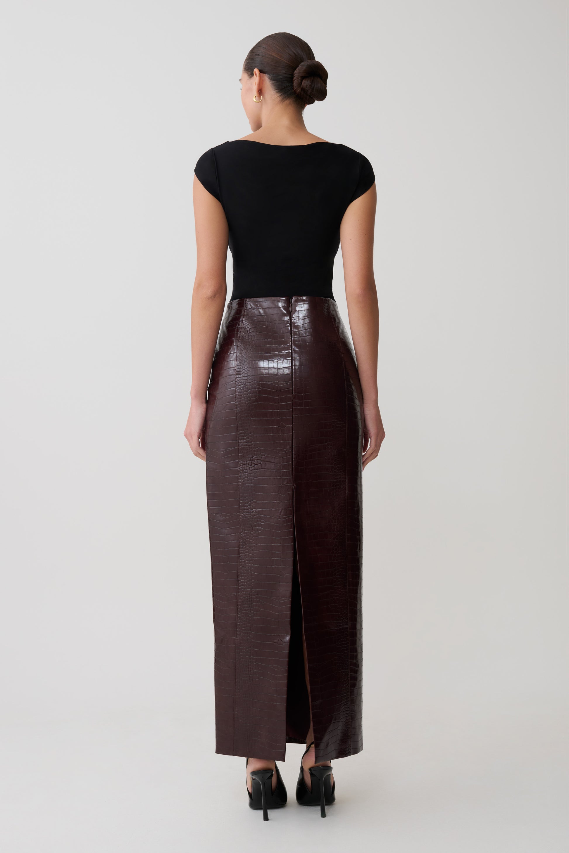 Romana Short Sleeve Mesh Top - Black #5