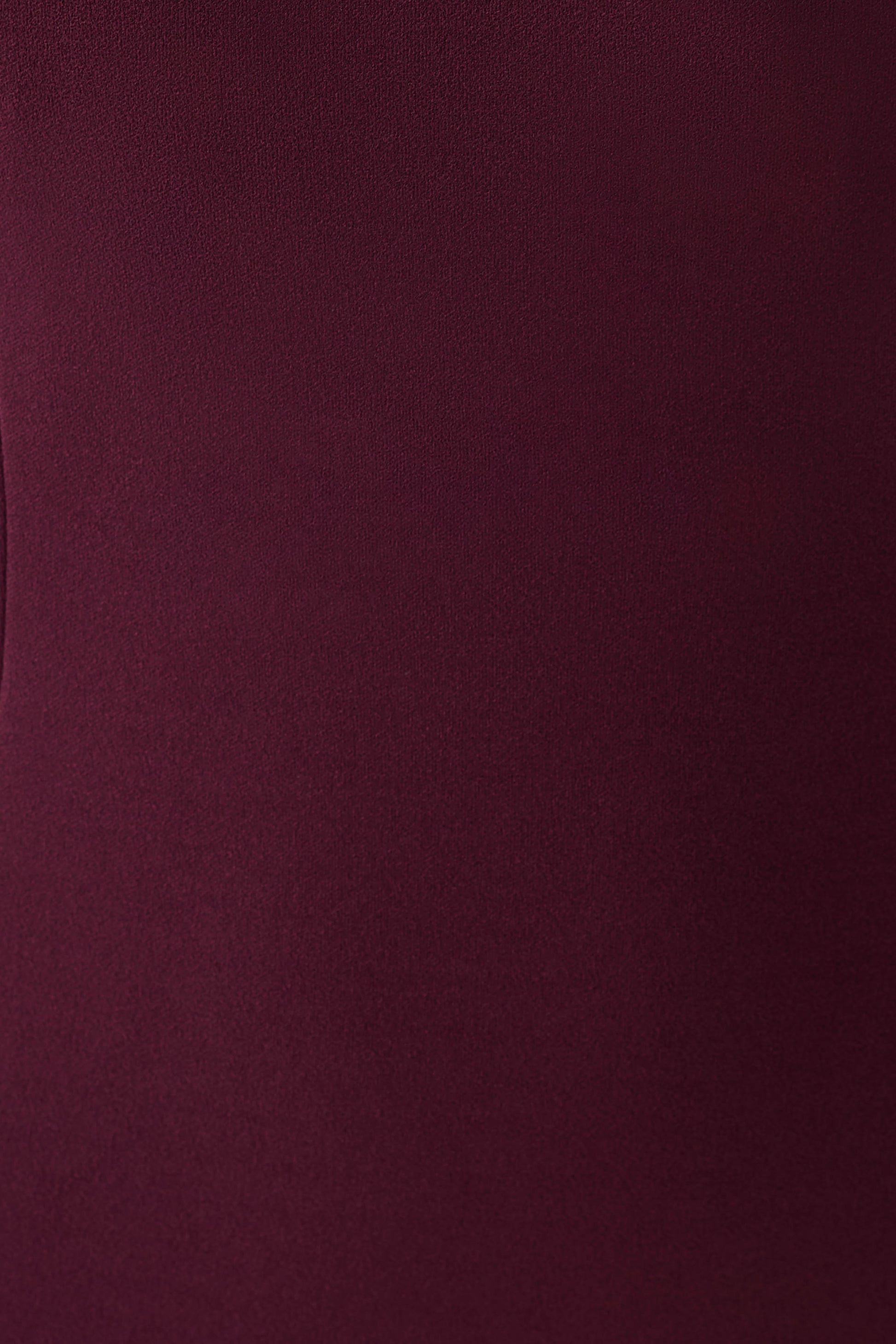 Cary Folded Strapless Crepe Midi Dress - Wine #5