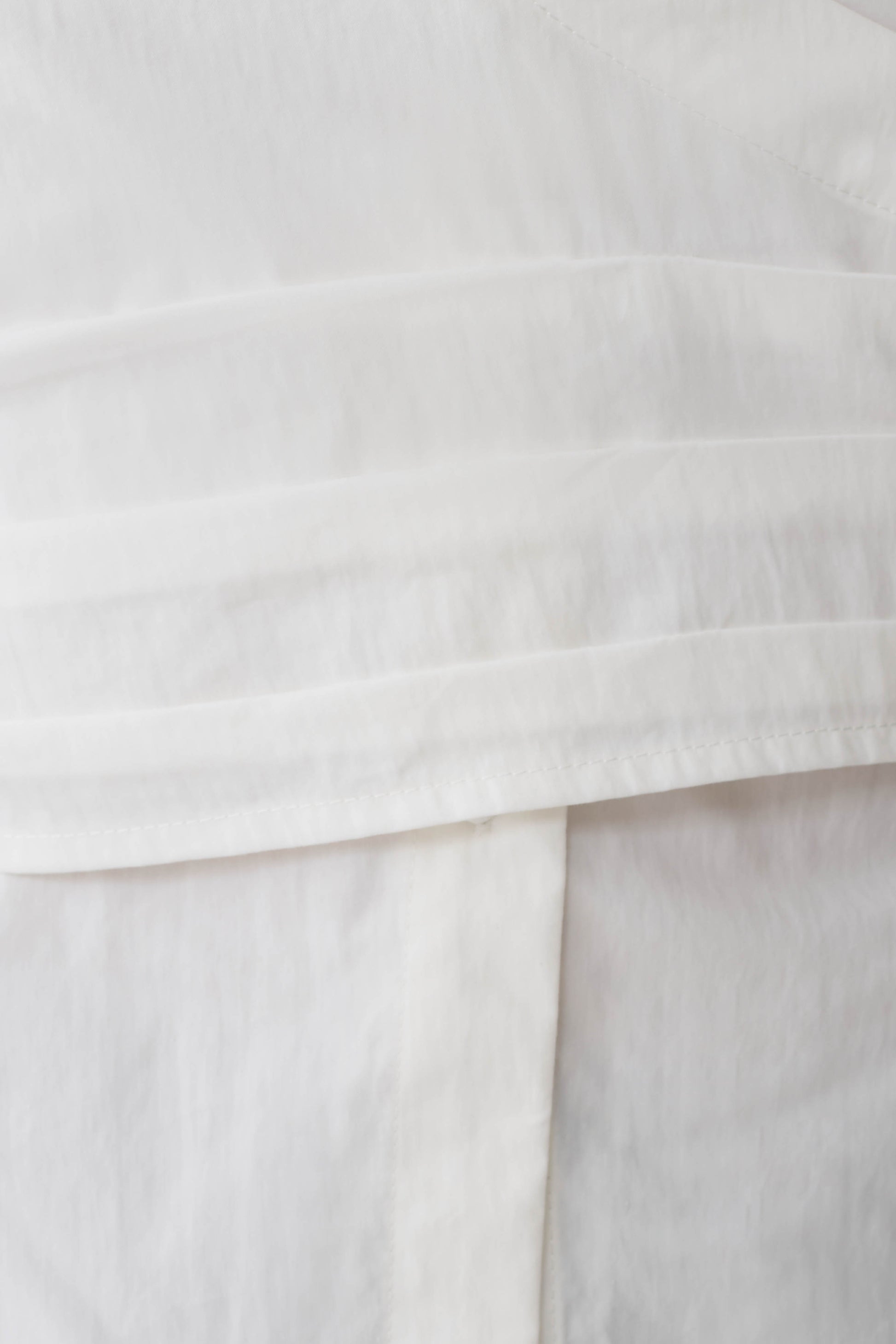 Eugenia Wrap Cotton Shirt - White #7