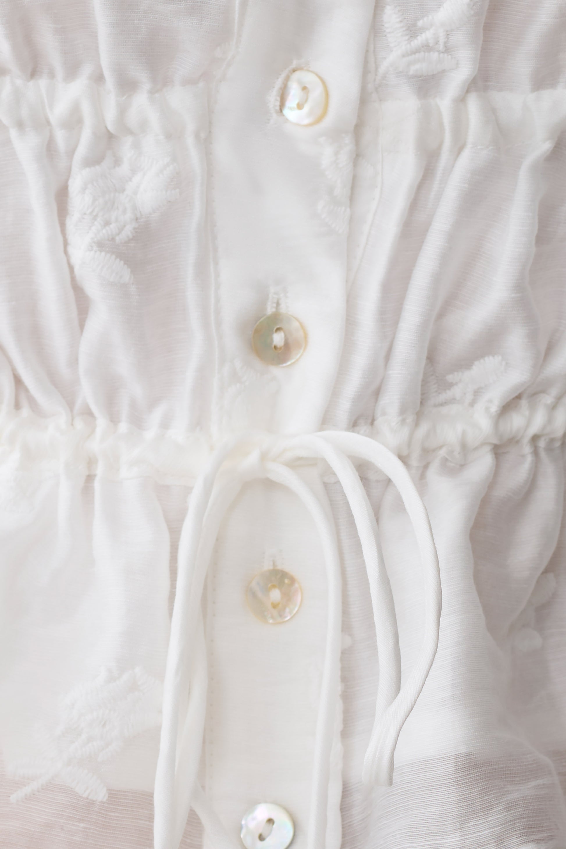 Vivian Embroidered Sleeveless Top - White #7