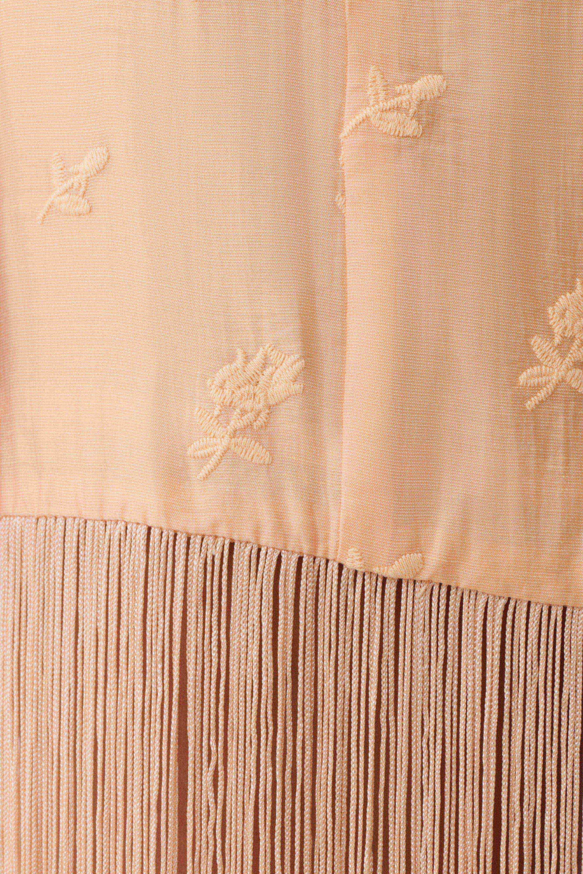 Abigail V Neck Fringe Maxi Dress - Orange #5