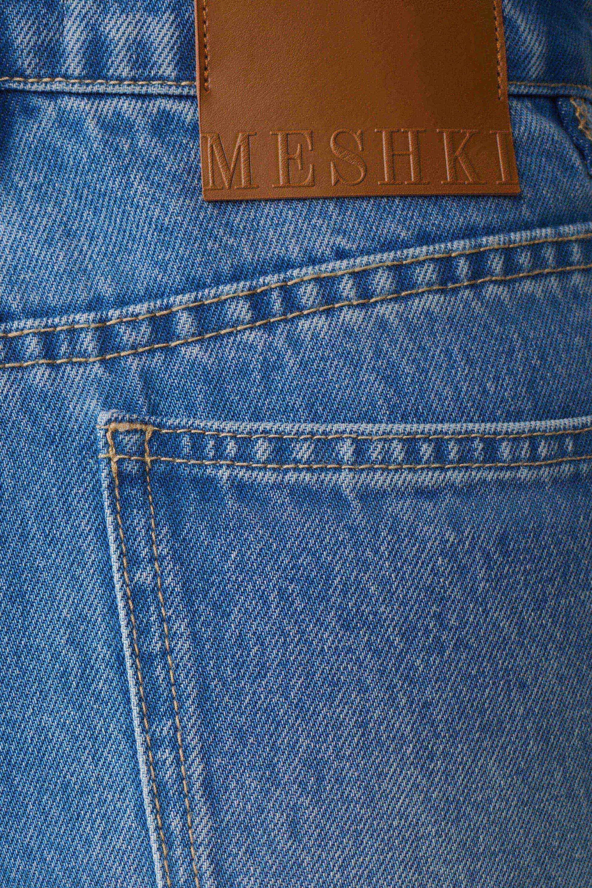 Bobby Oversized Jean With Front Pleat - Summer Blue #9
