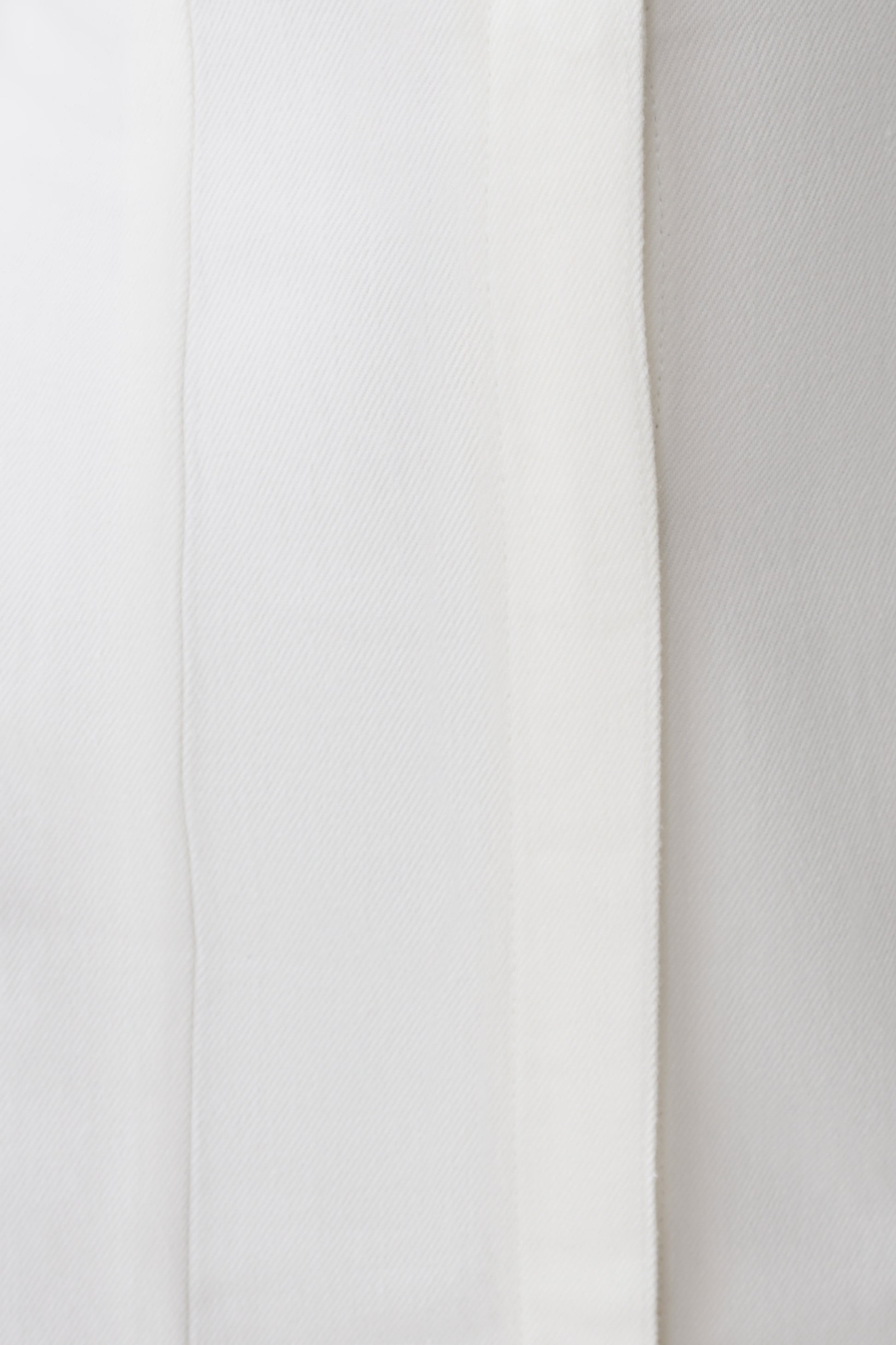 Sheriden Collared Mini Denim Dress - White #7