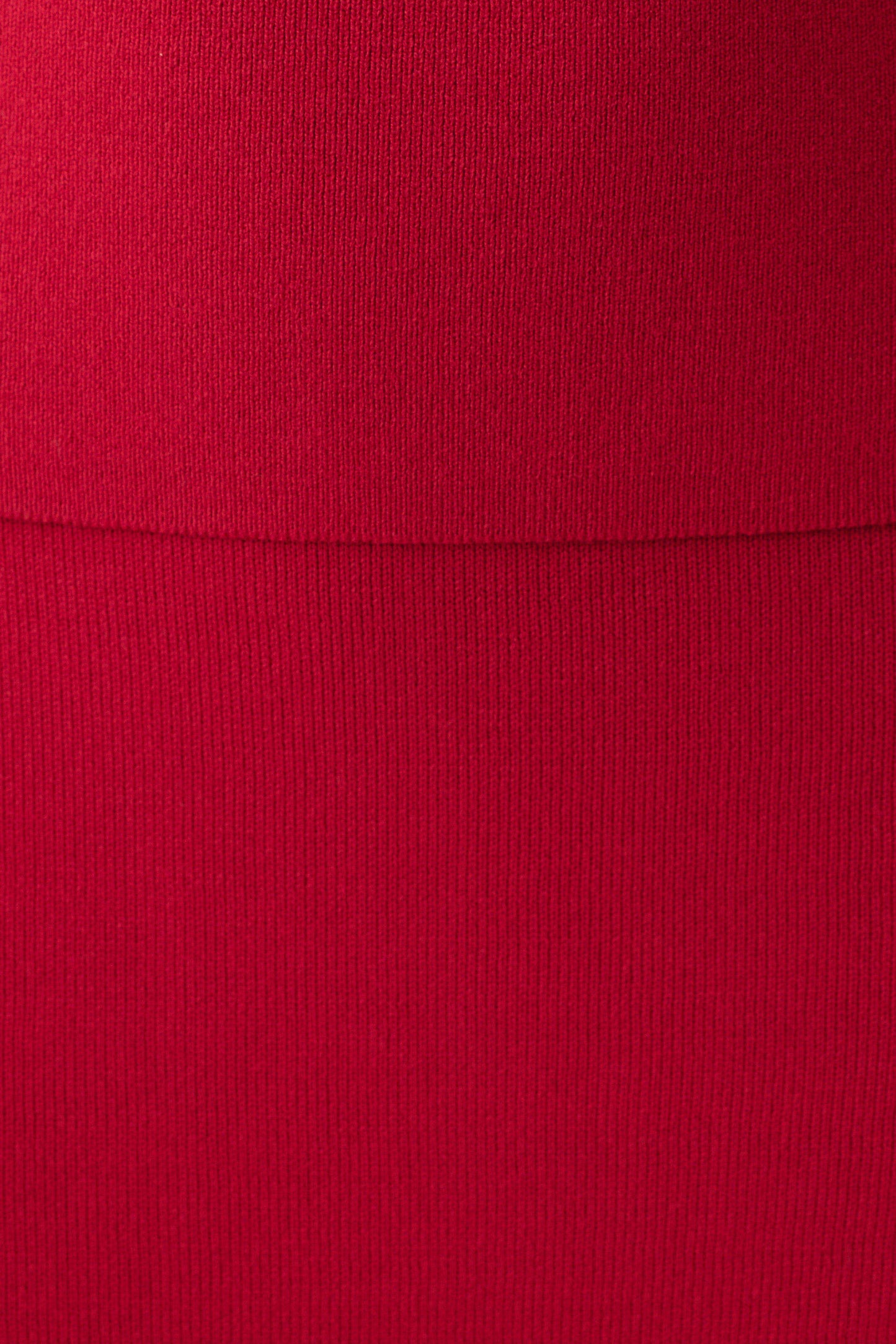 Misty Mid Rise Knit Mini Skirt - Red