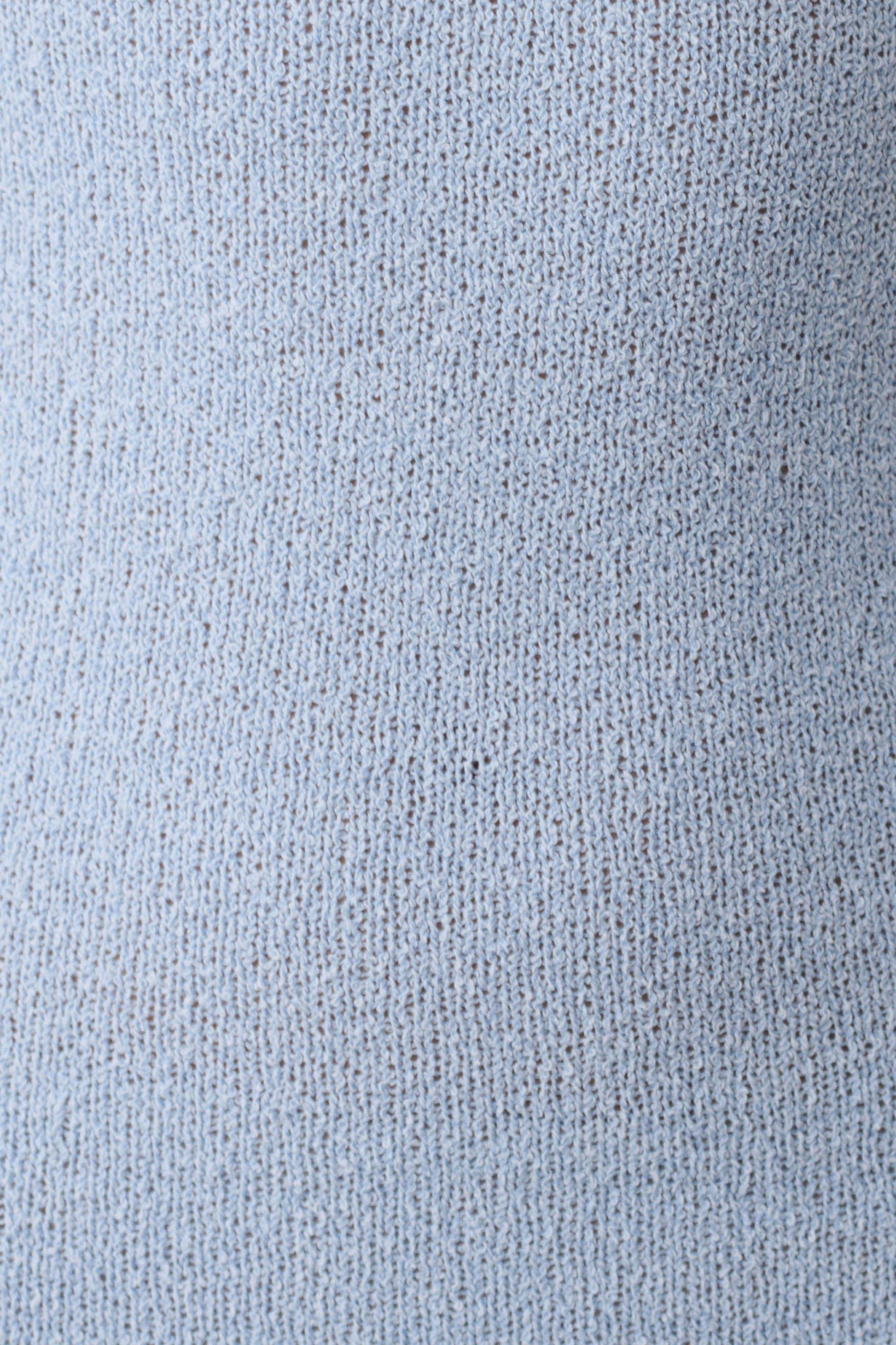 Rachael Knit Midi Dress - Light Blue #5