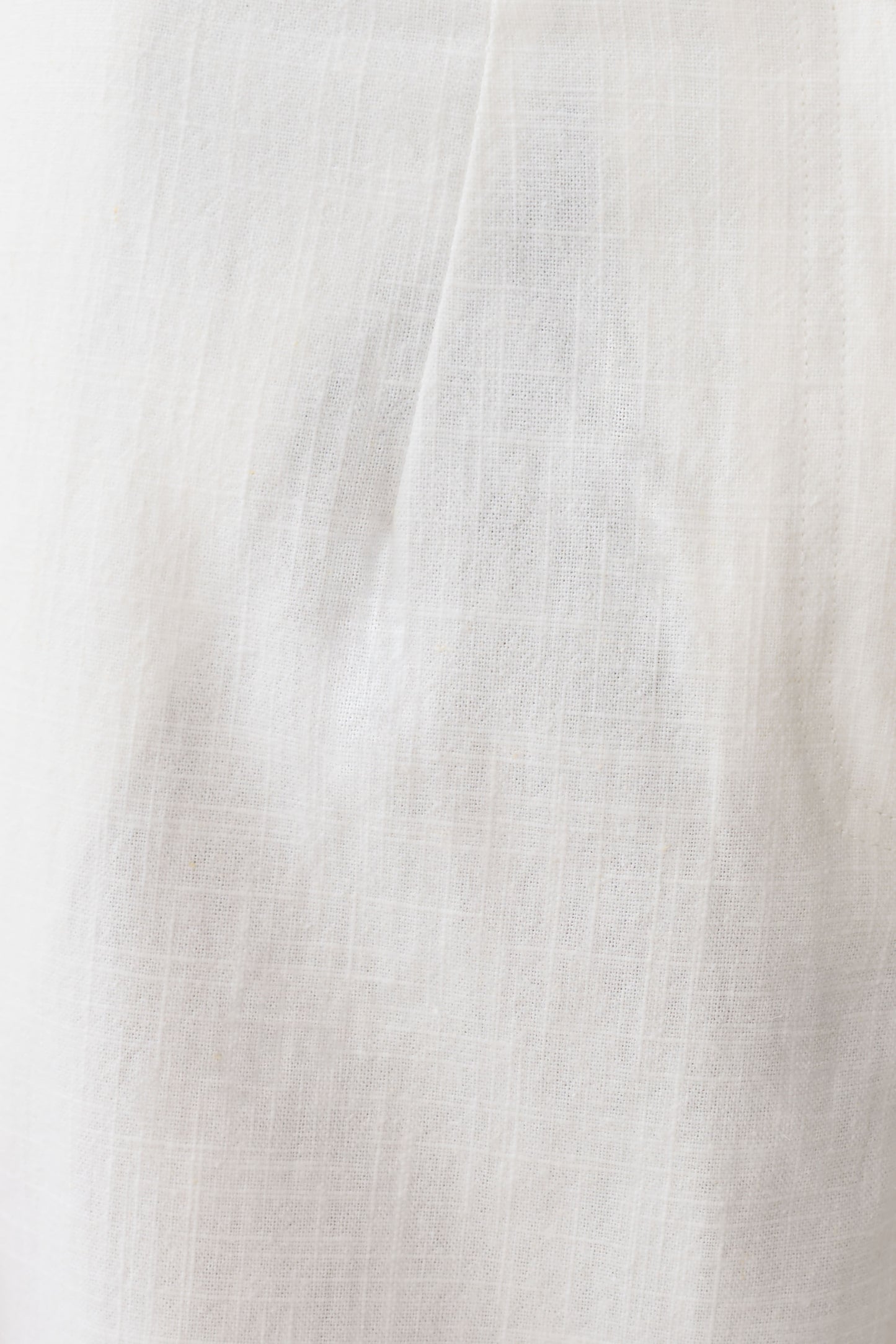 Brielle Straight Leg Linen Pant - White