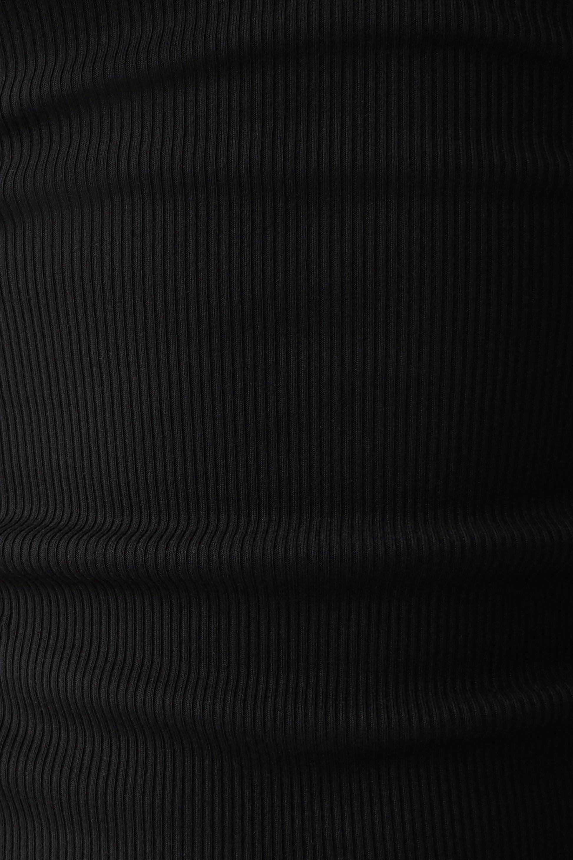 Actress Ribbed Tank - Black #6