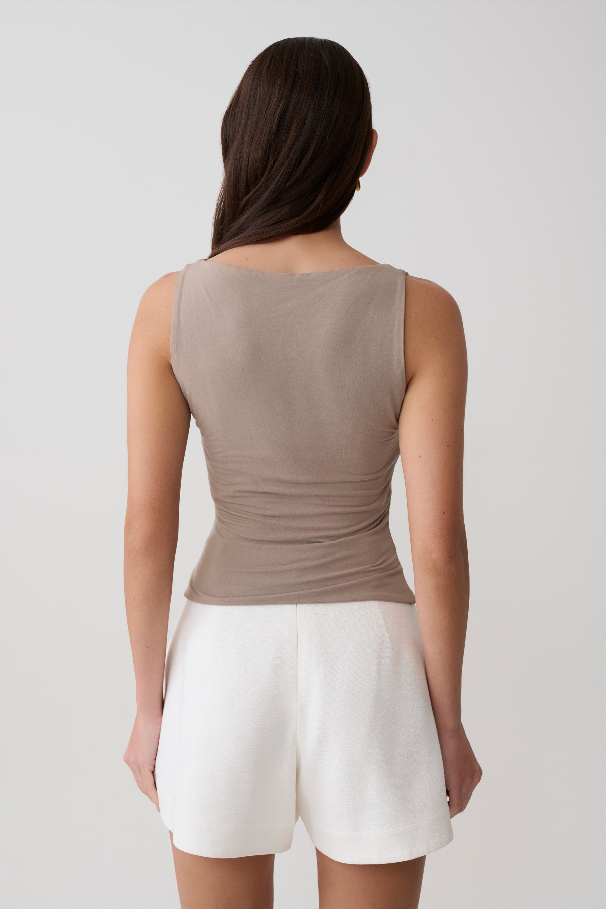Nicolette Sleeveless Tank Top - Neutral #2