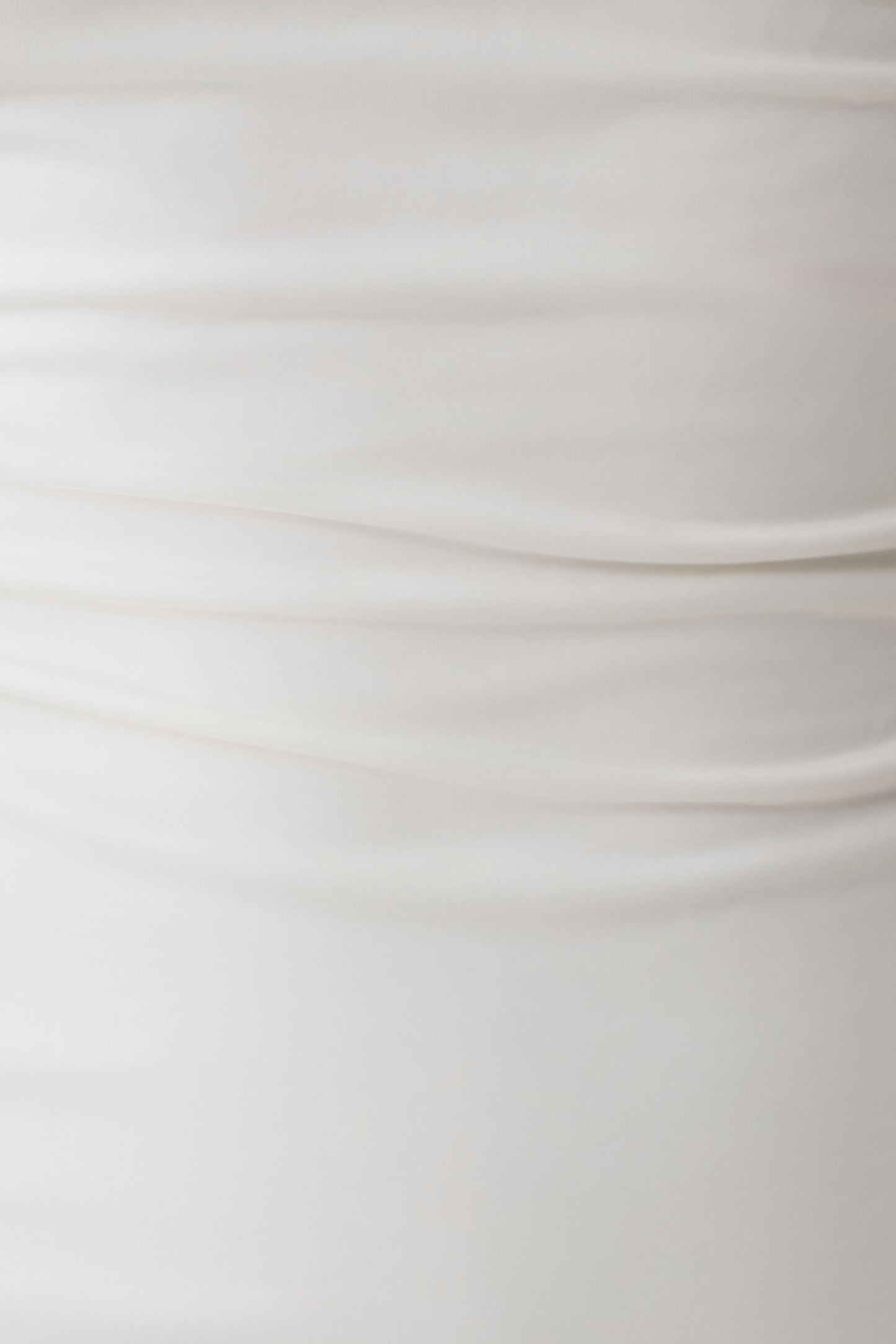Jemma One Shoulder Tie Top - White